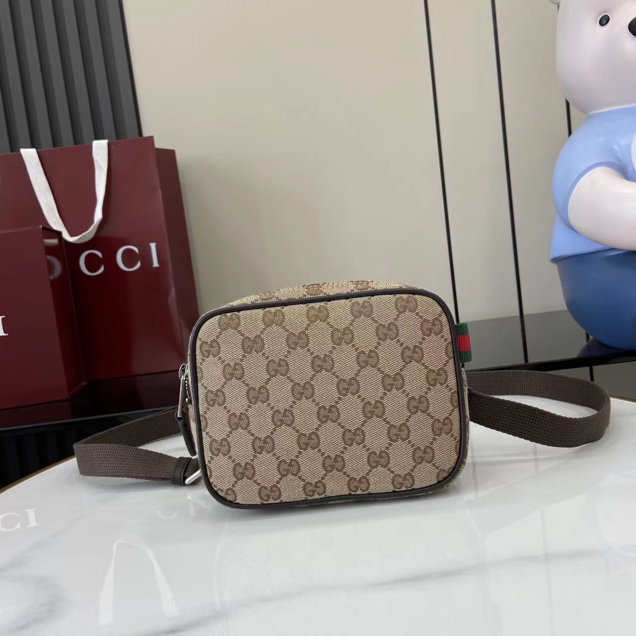Gucci GG Canvas Mini Bag - DopestKickz
