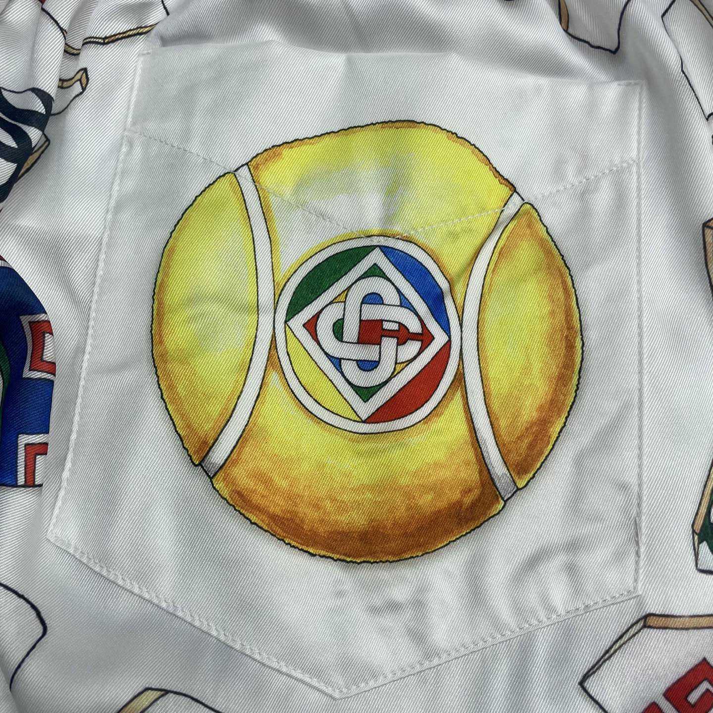 Casablanca Le Vase Brise Silk Trousers    CA3533 - DopestKickz