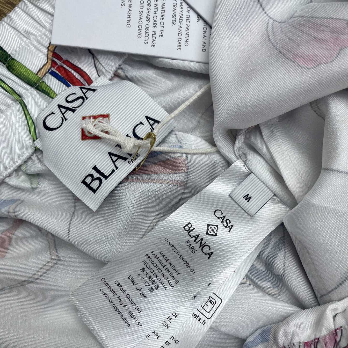 Casablanca Le Vase Brise Silk Trousers    CA3533 - DopestKickz