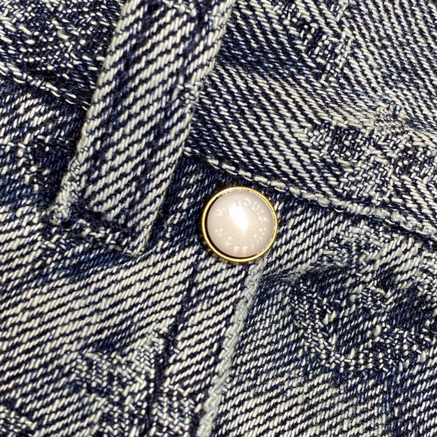 Louis Vuitton Damier Denim Shorts  - DopestKickz