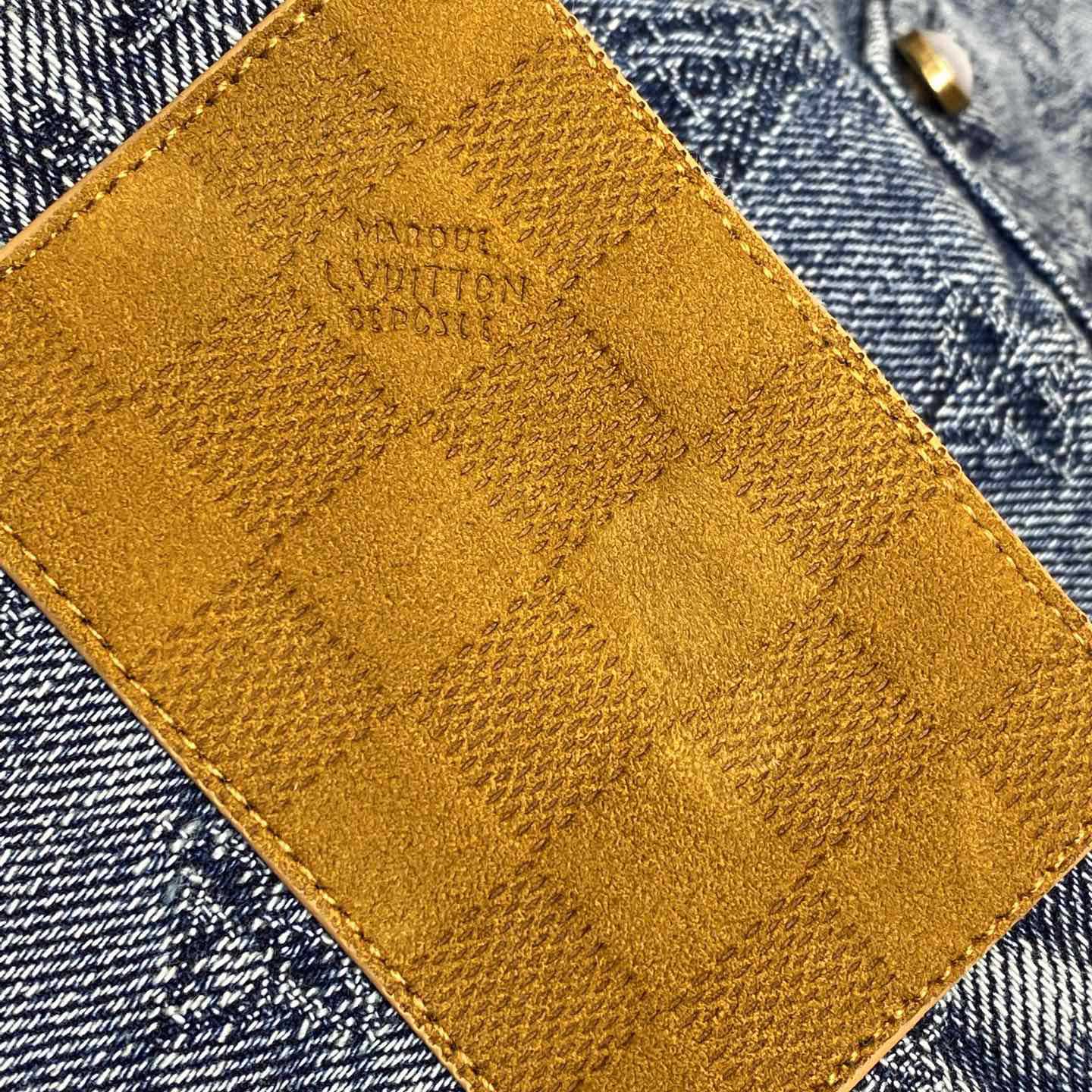 Louis Vuitton Damier Denim Shorts  - DopestKickz