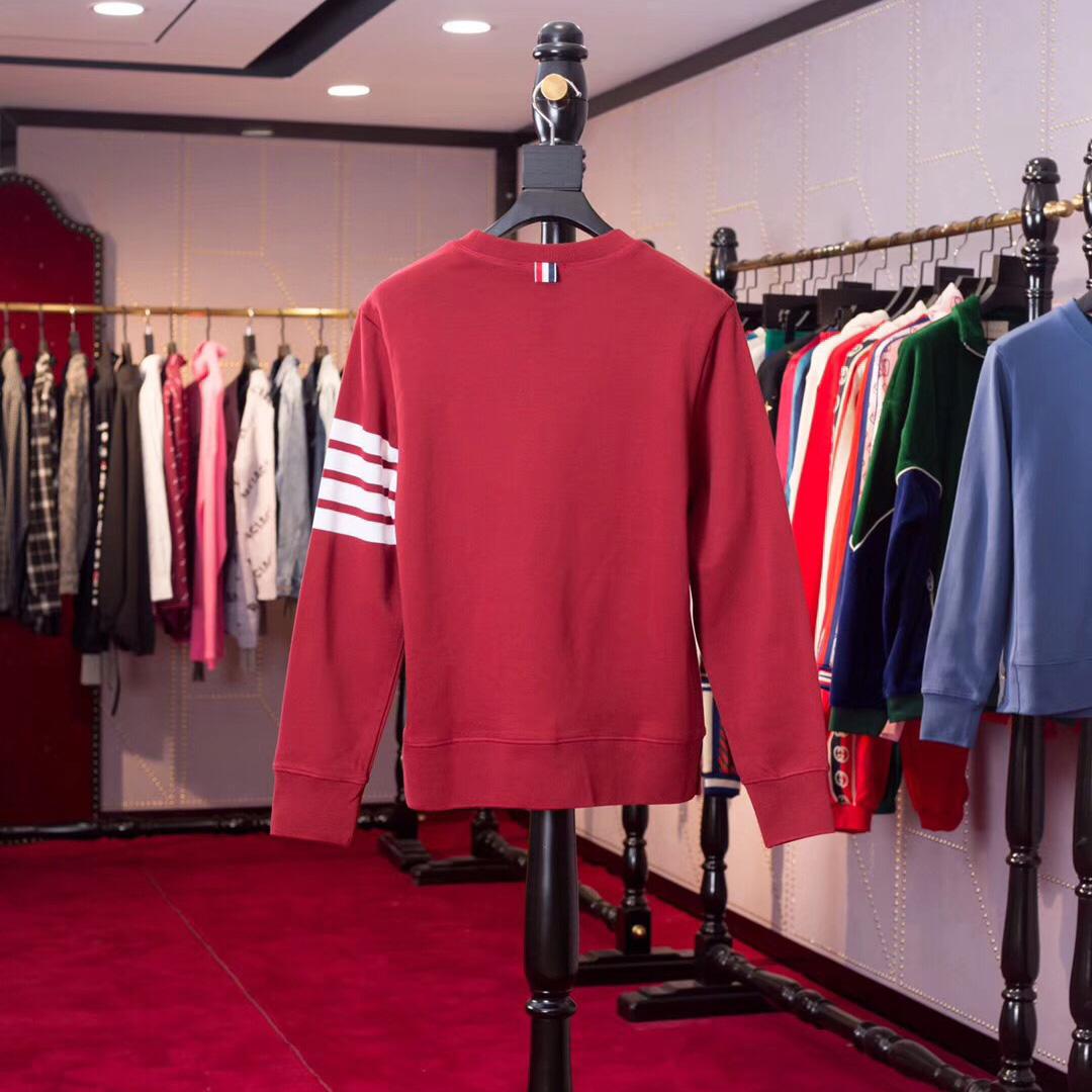 Thom Browne Stripe Sleeve Sweatshirt    TB22 - DopestKickz
