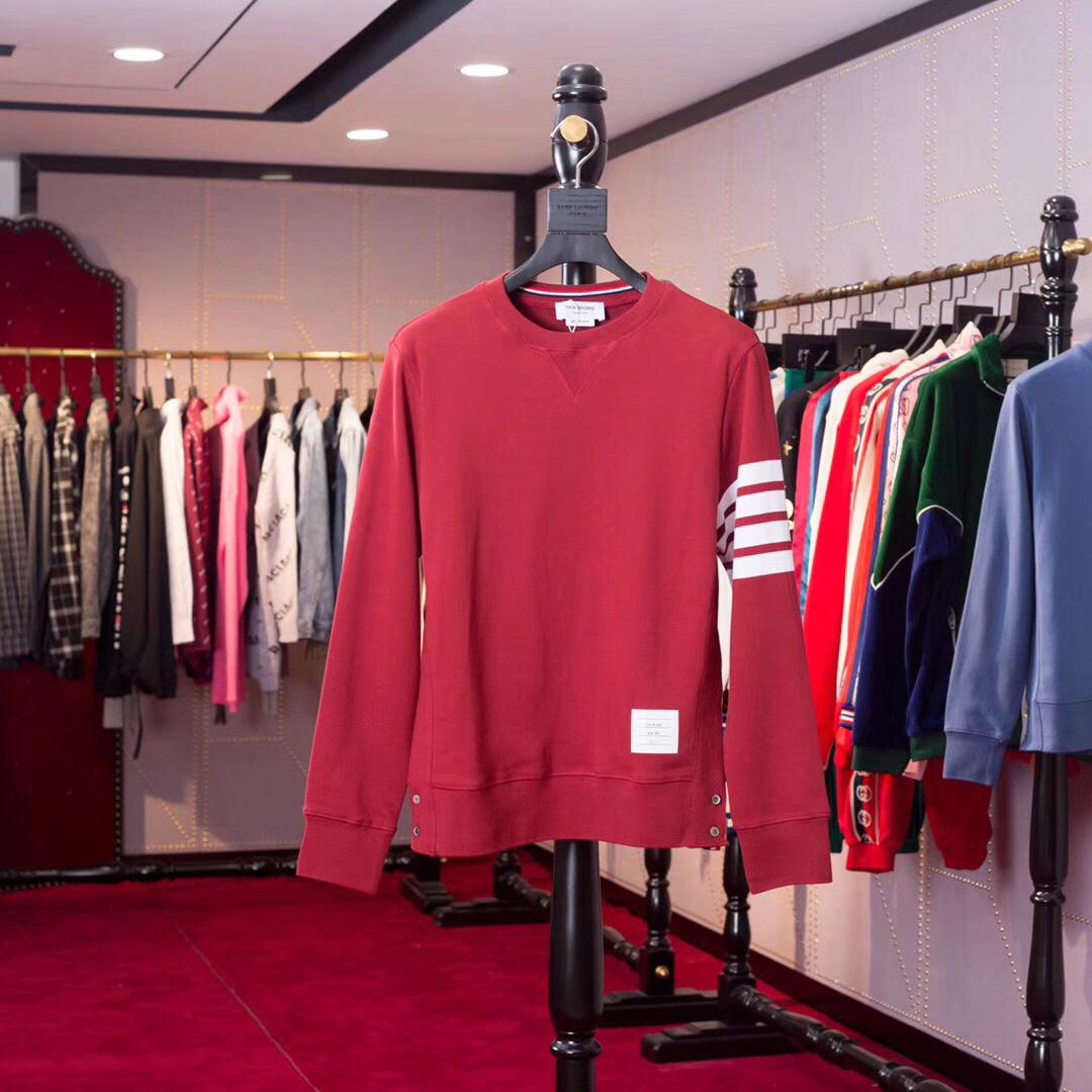 Thom Browne Stripe Sleeve Sweatshirt    TB22 - DopestKickz