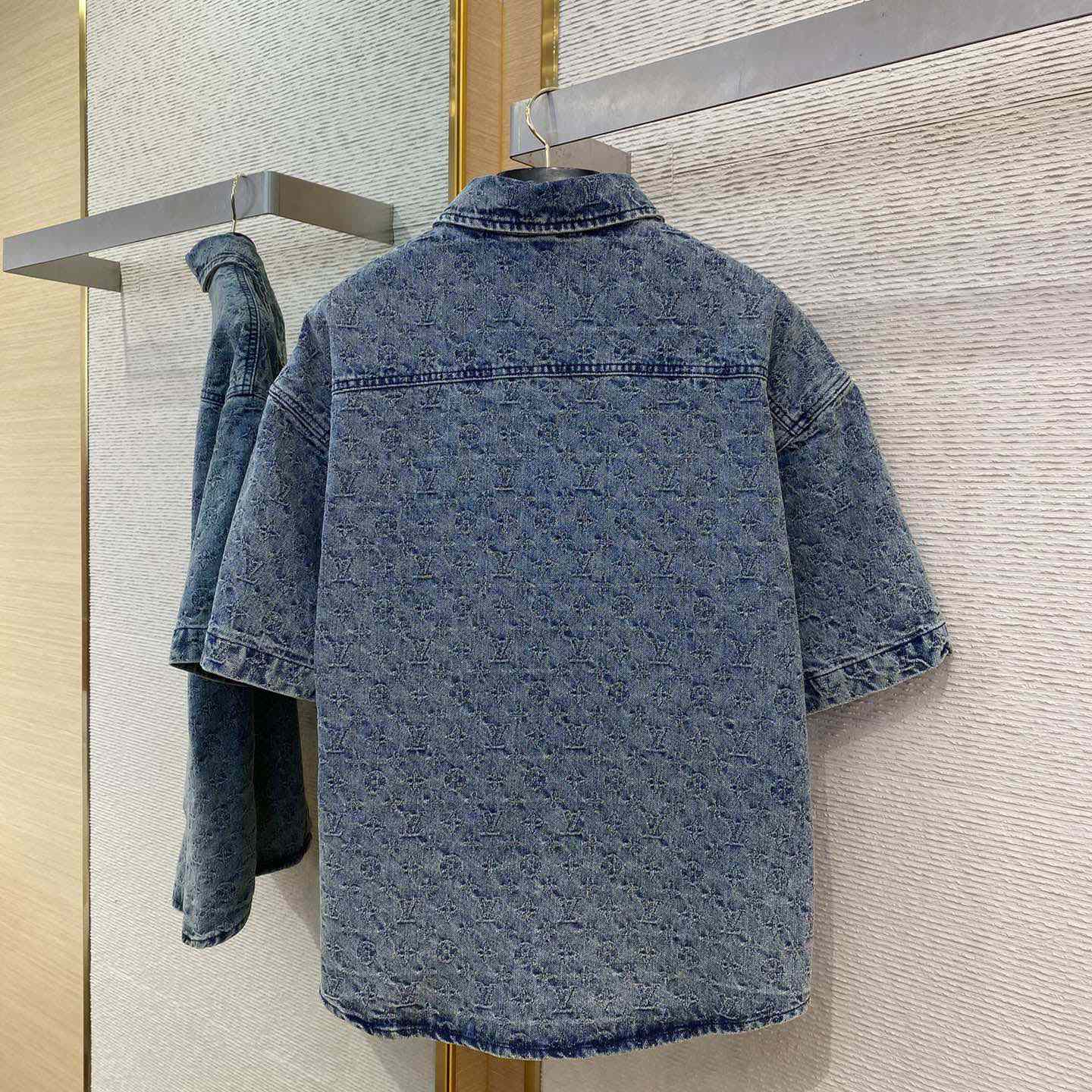 Louis Vuitton Monogram Denim Shirt - DopestKickz