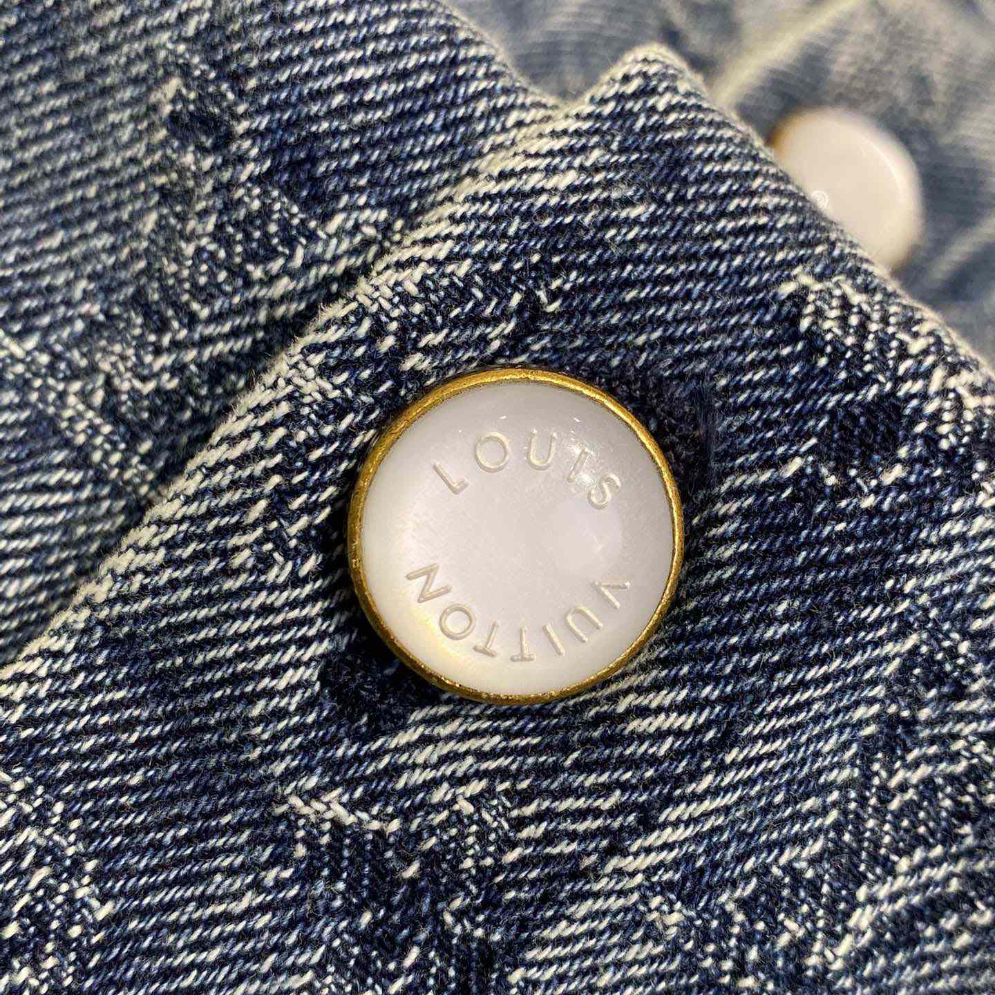 Louis Vuitton Monogram Denim Shirt - DopestKickz