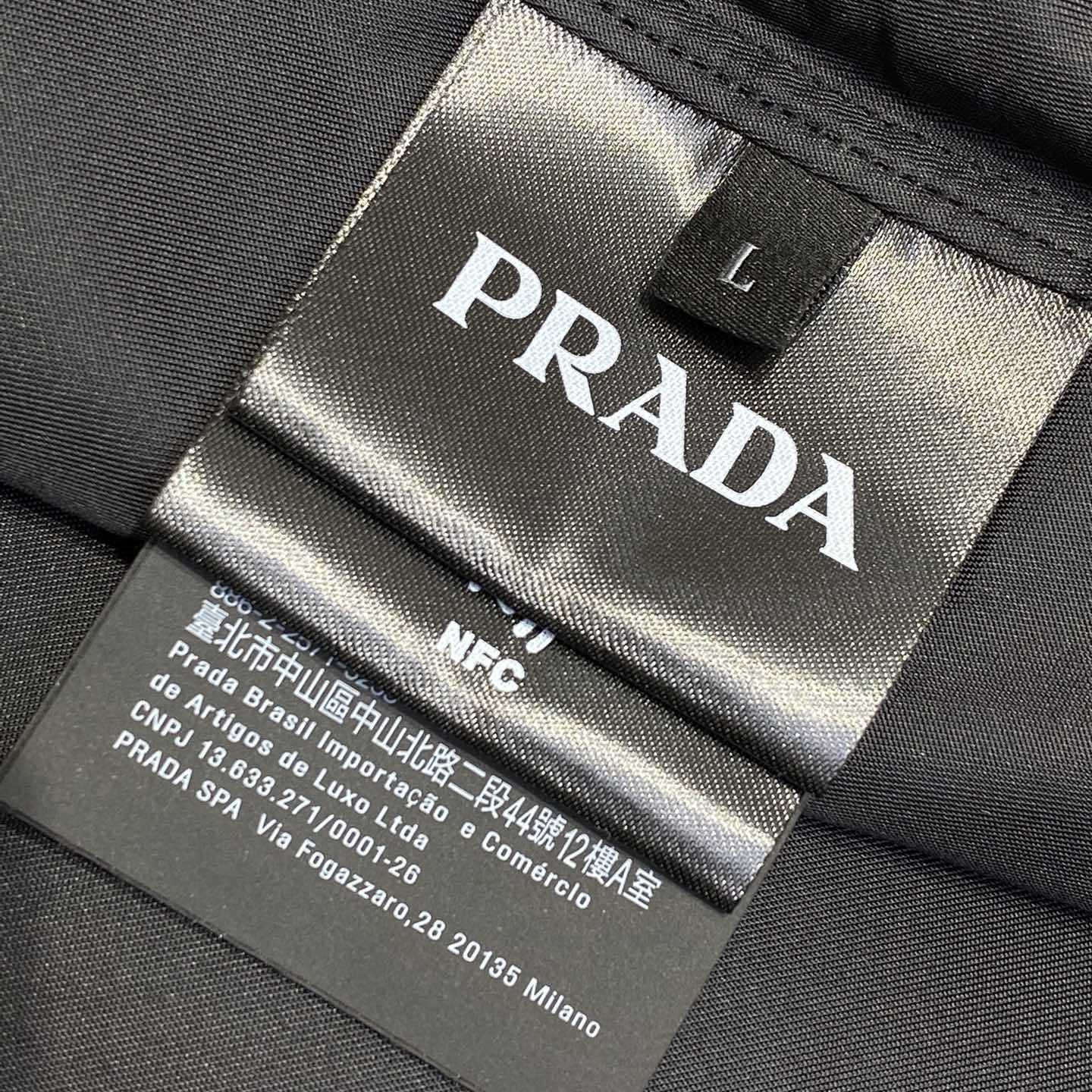 Prada Black Re-nylon Short-sleeved Shirt  - DopestKickz