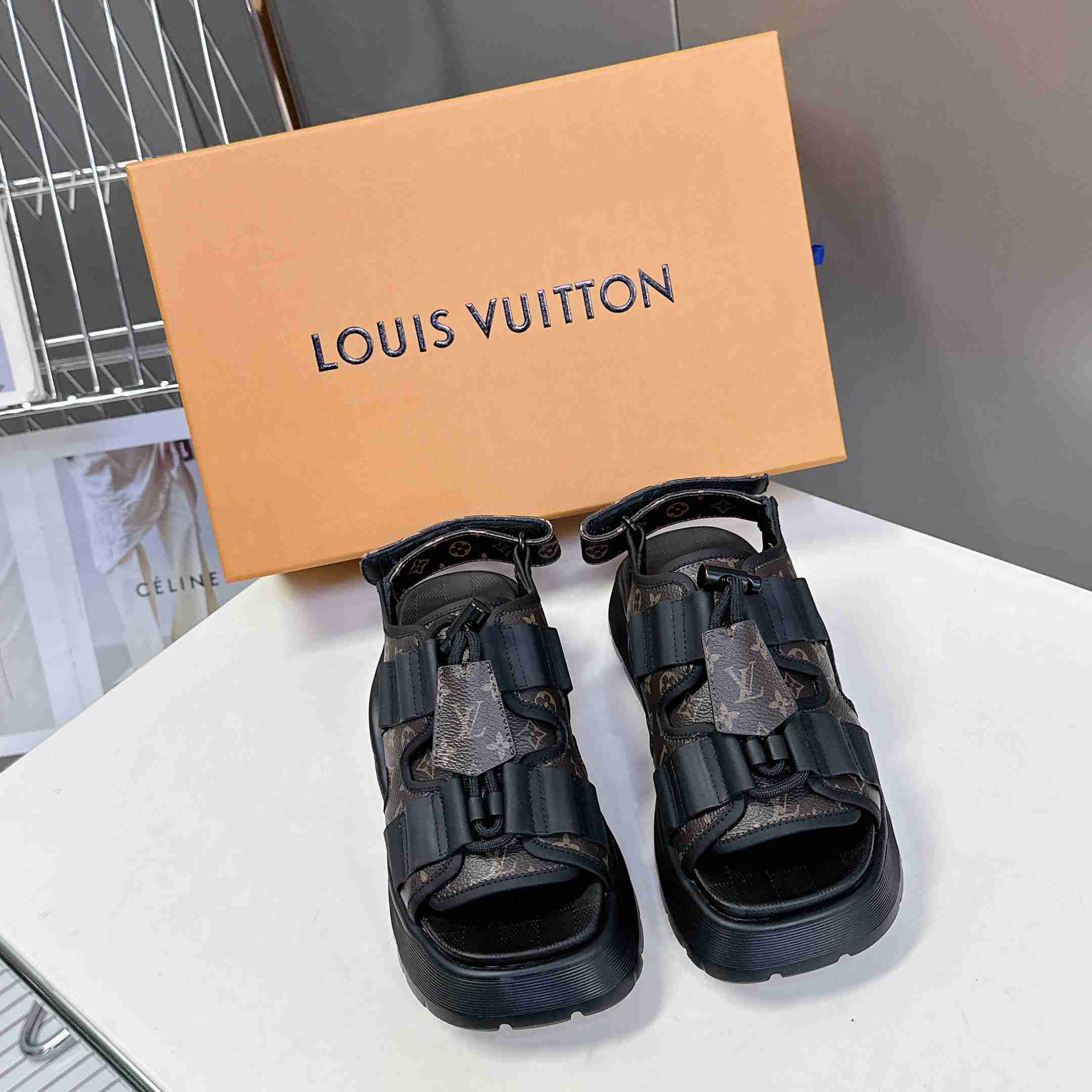Louis Vuitton Chameleon Platform Sandal   1AHOAG - DopestKickz