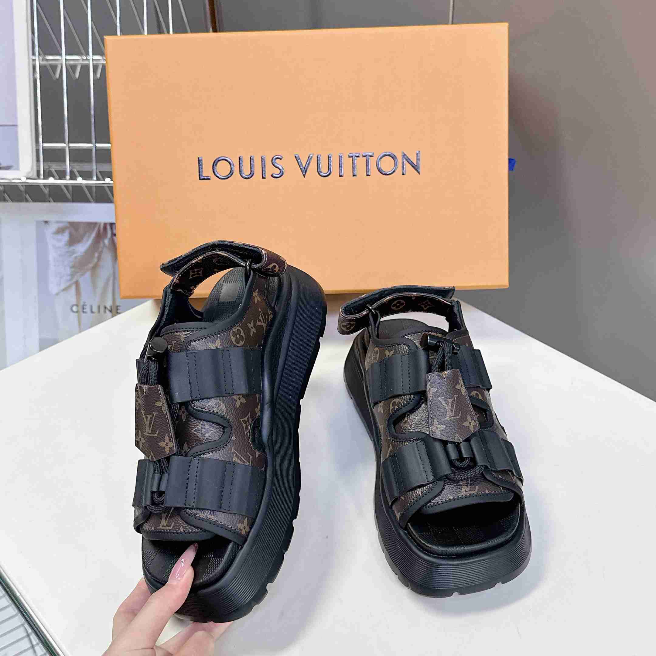 Louis Vuitton Chameleon Platform Sandal   1AHOAG - DopestKickz