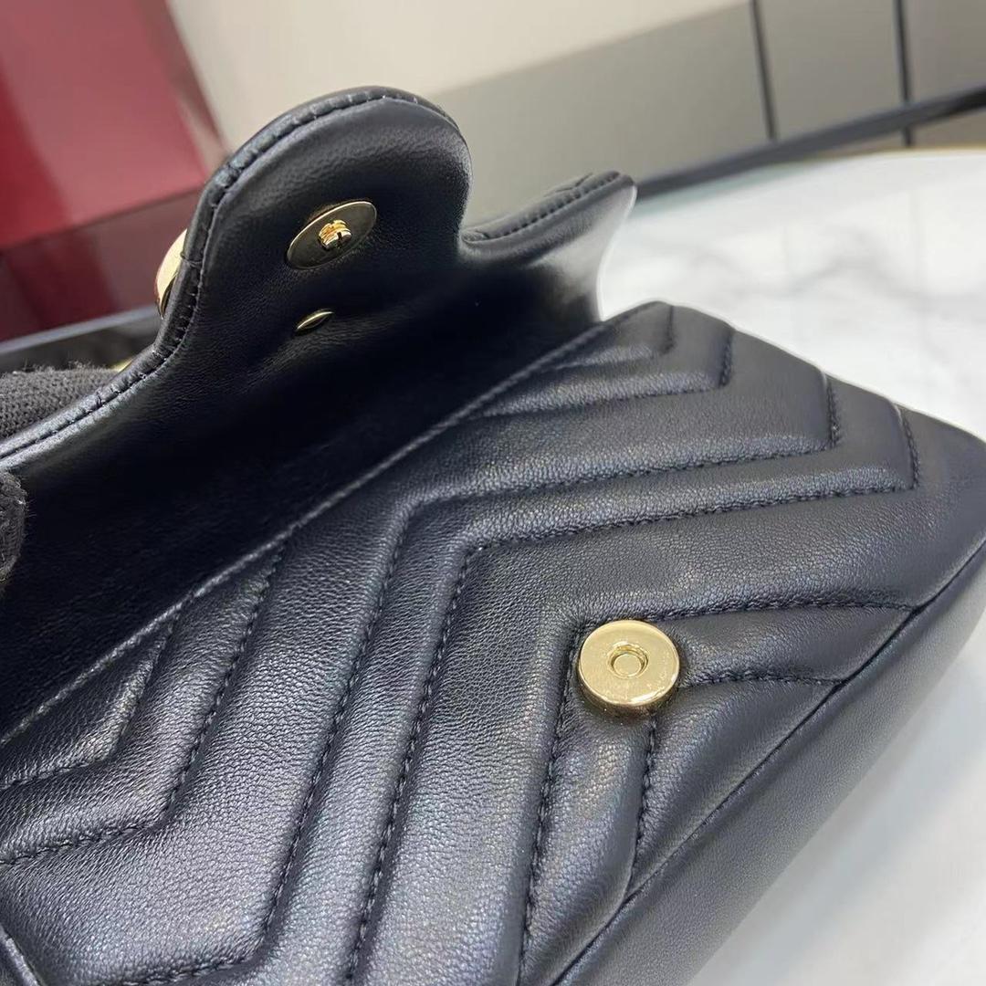 Gucci GG Marmont Mini Shoulder Bag - DopestKickz