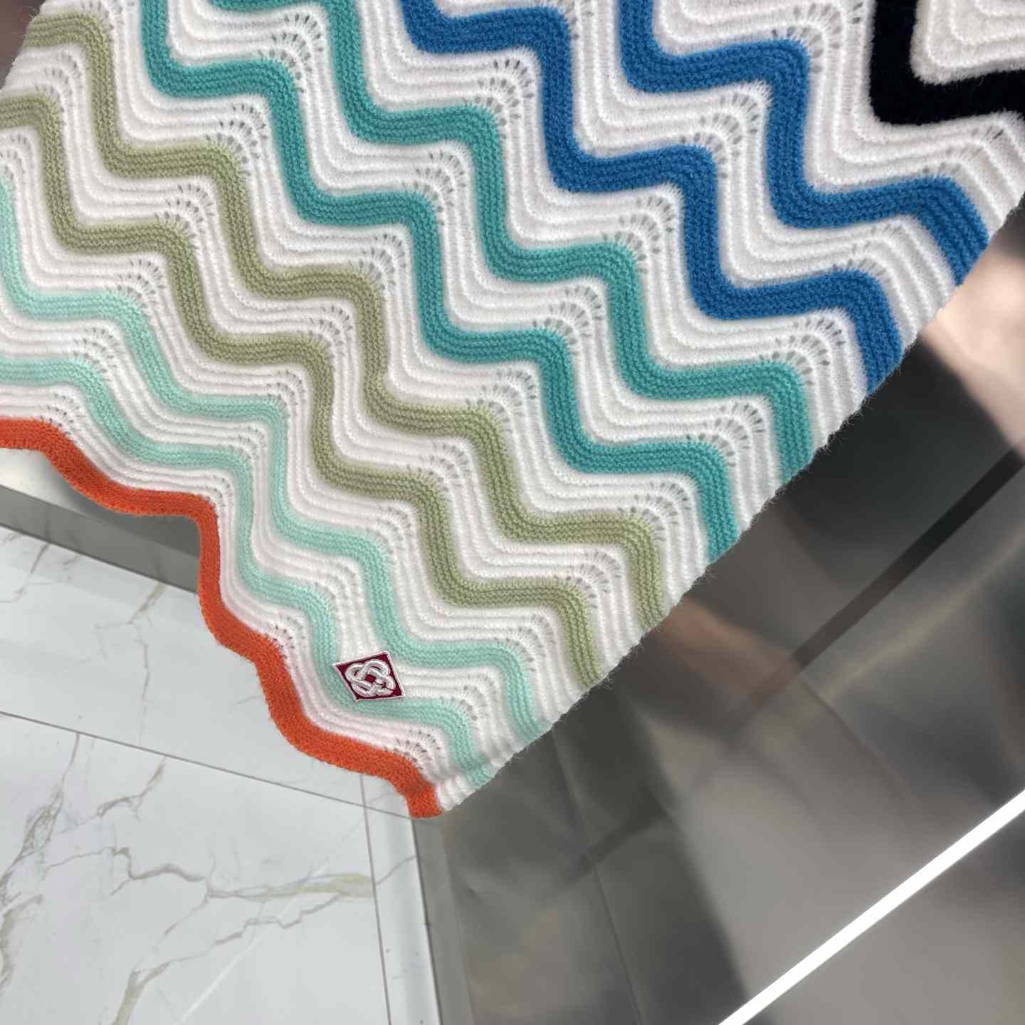 Casablanca Gradient Wave Crochet Top And Short Skirt - DopestKickz