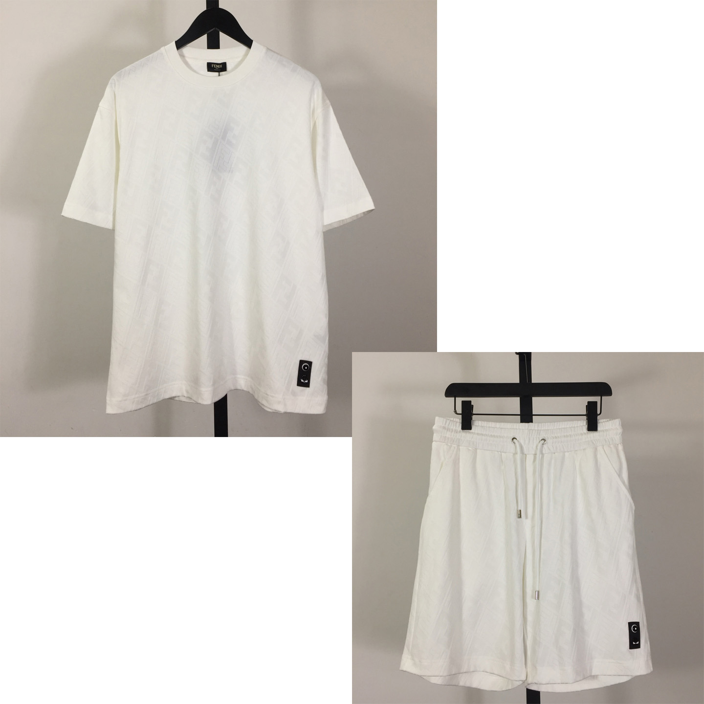 Fendi FF Logo Tee And Short - DopestKickz
