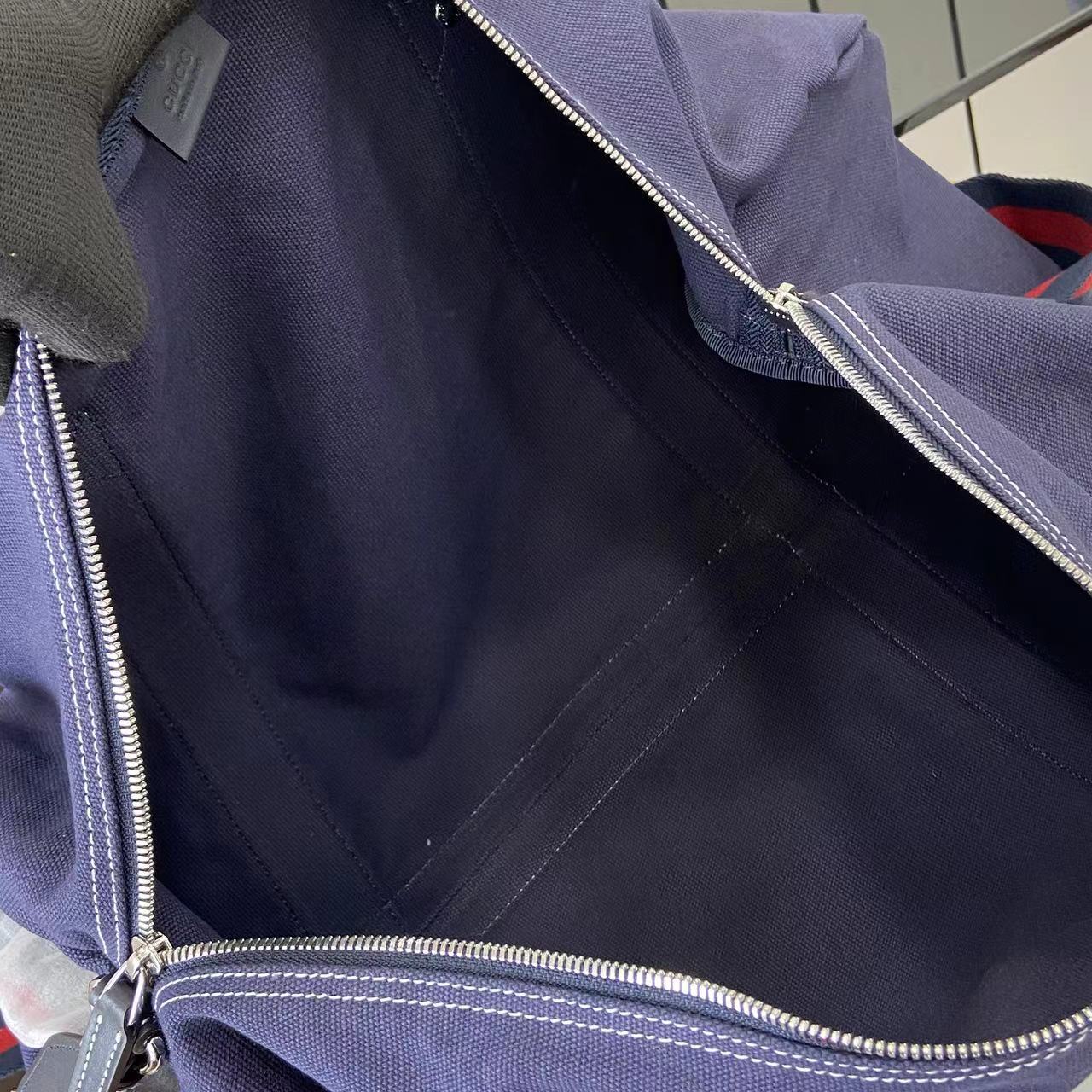 Gucci Large Printed Canvas Duffle Bag - DopestKickz