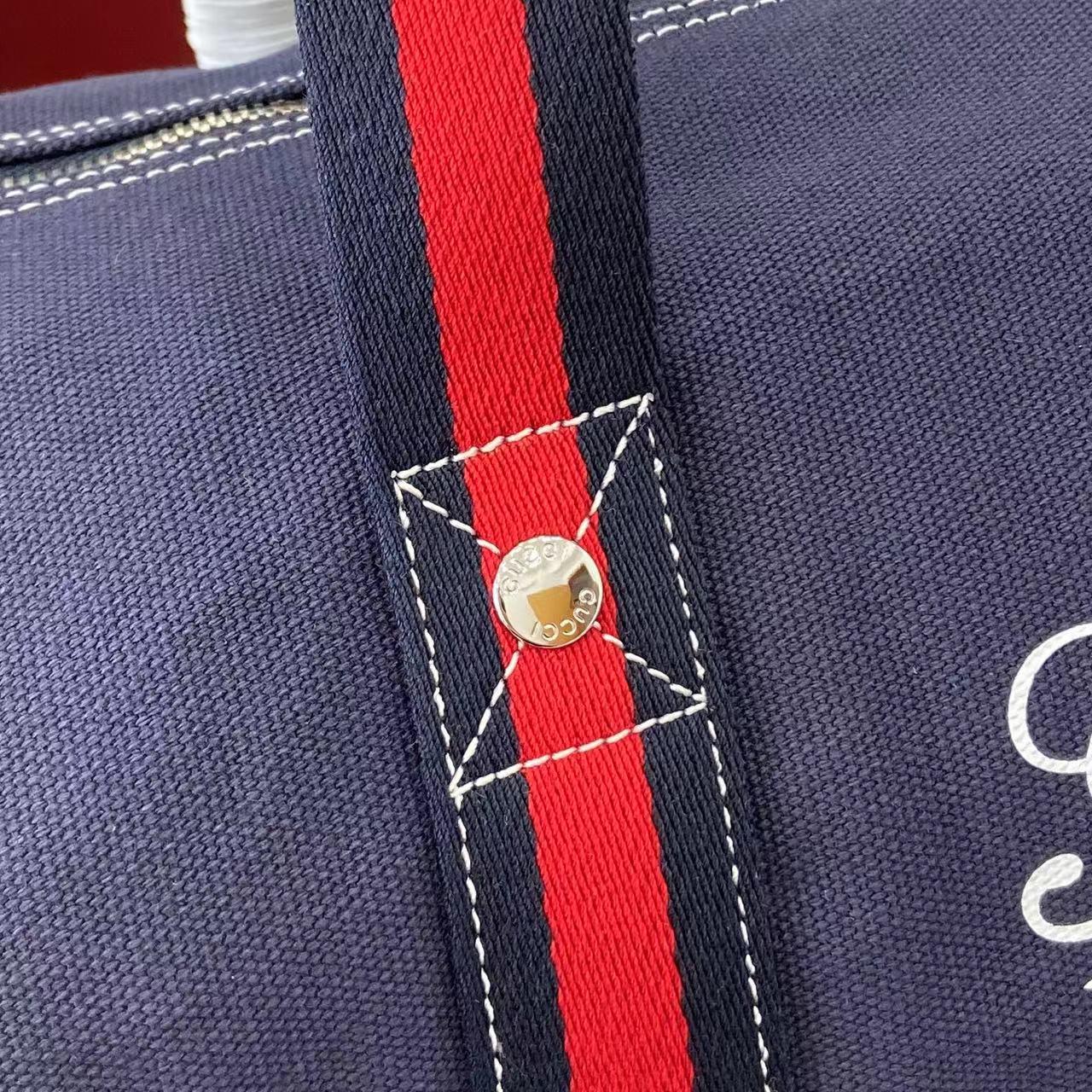 Gucci Large Printed Canvas Duffle Bag - DopestKickz