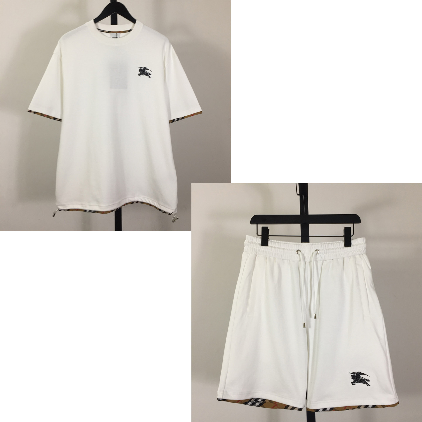 Burberry Cotton Tee And Short - DopestKickz
