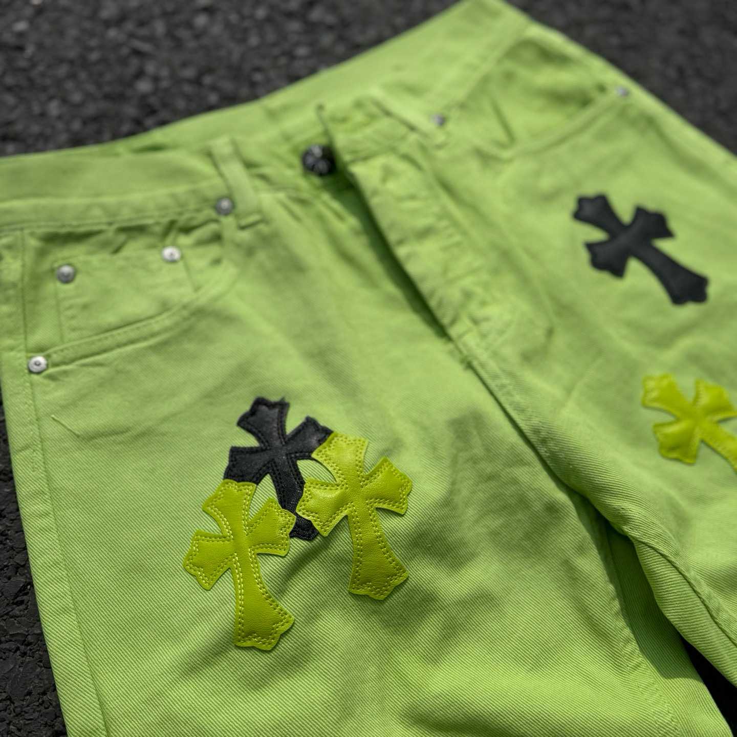 Chrome Hearts Sex Recods Jeans - DopestKickz