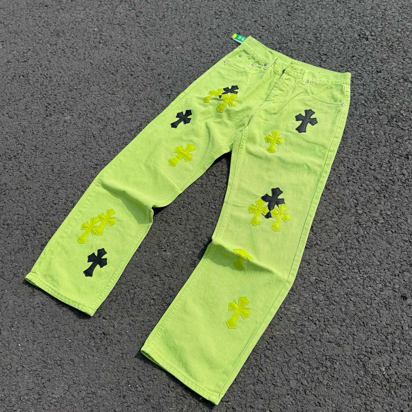 Chrome Hearts Sex Recods Jeans - DopestKickz
