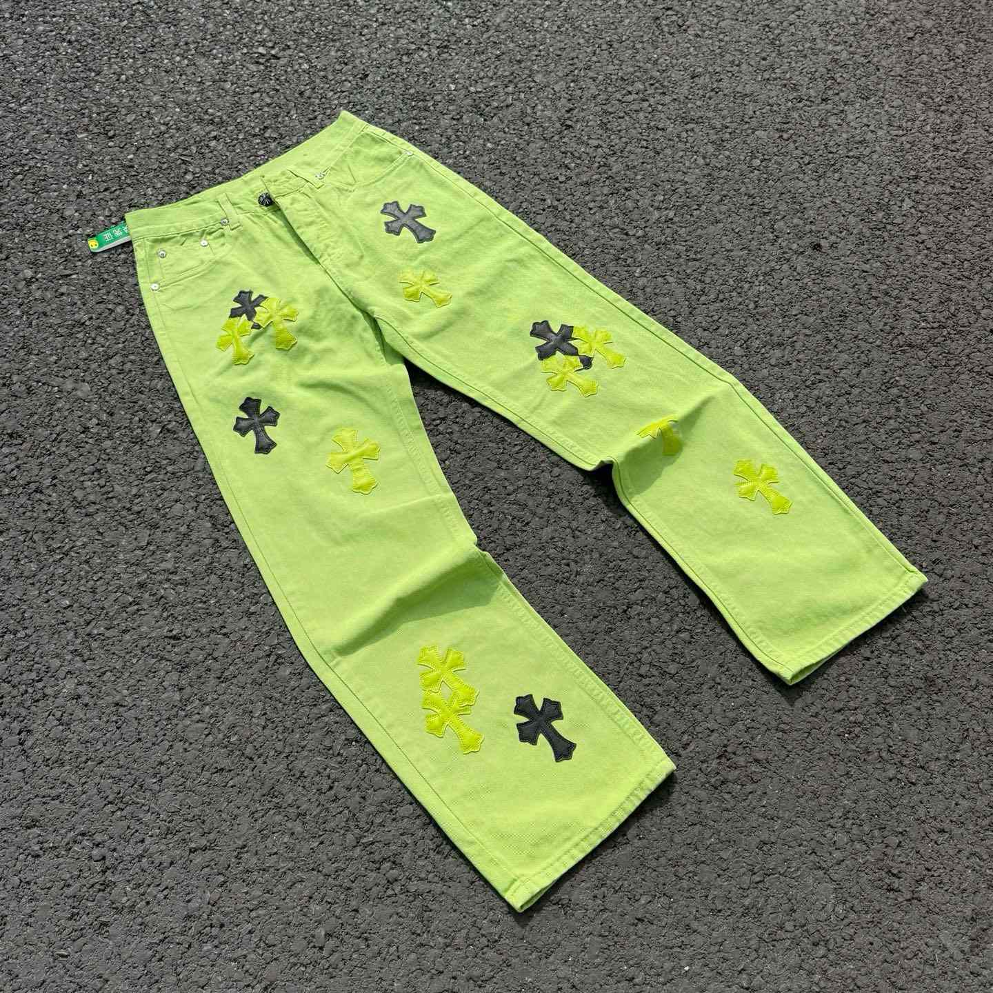 Chrome Hearts Sex Recods Jeans - DopestKickz