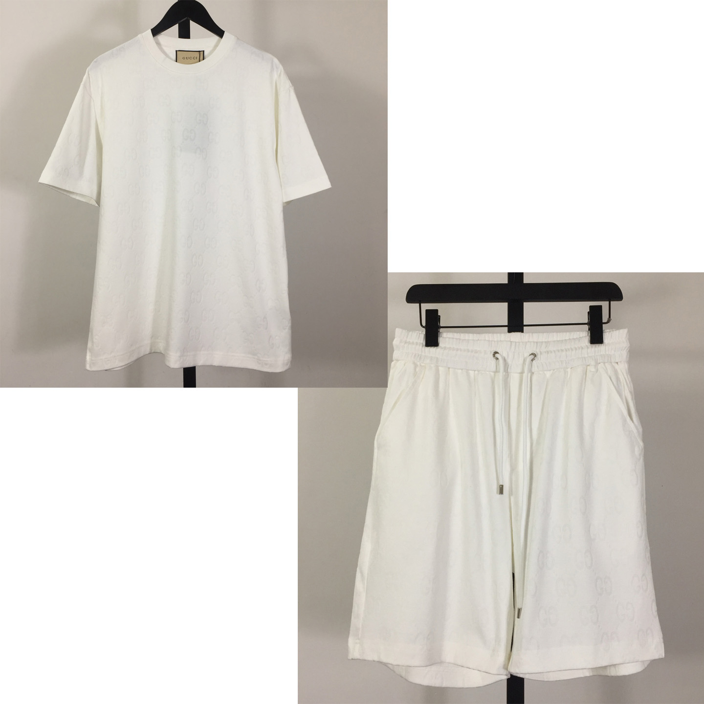 Gucci GG Cotton Tee And Short - DopestKickz