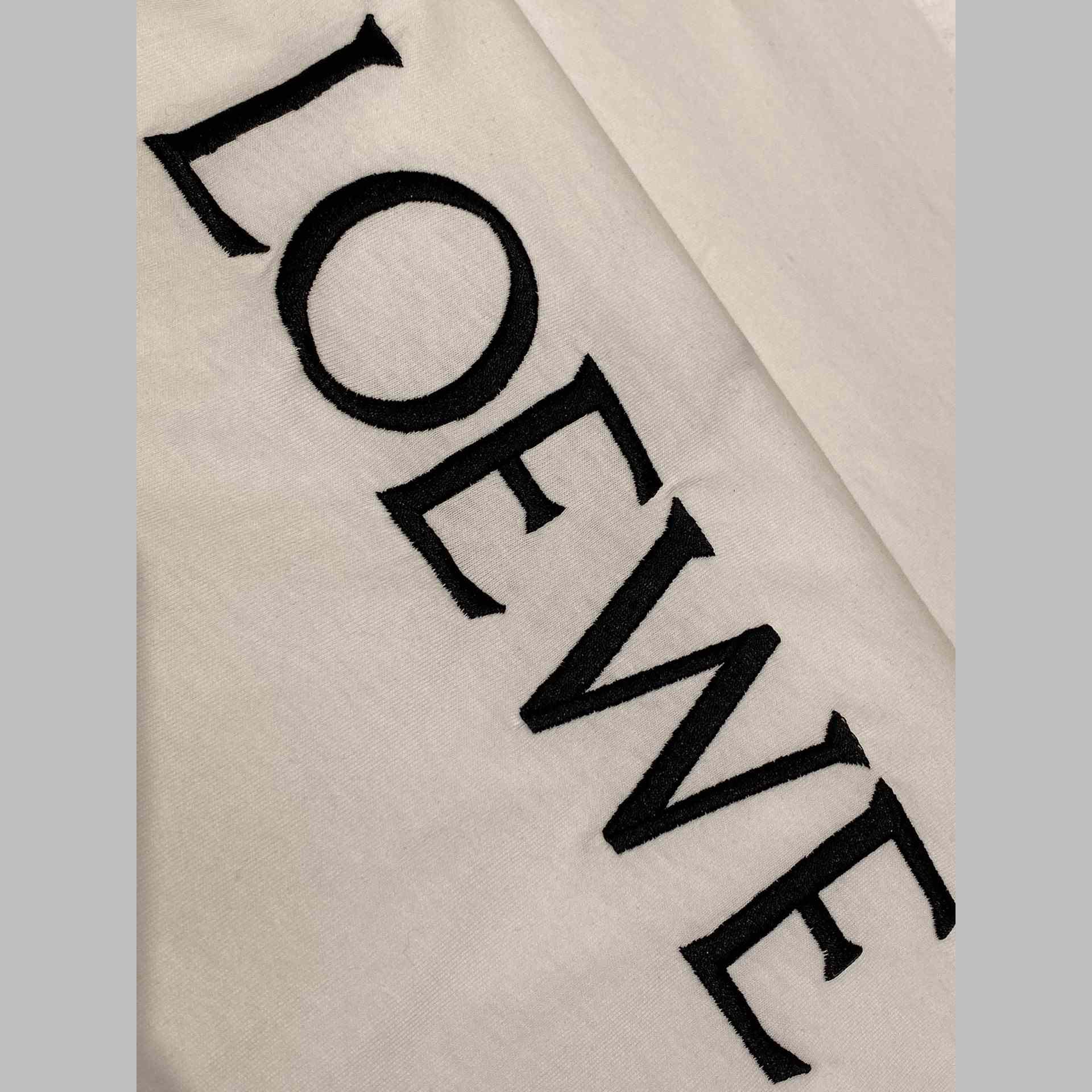 Loewe Loose Fit T-shirt In Cotton - DopestKickz