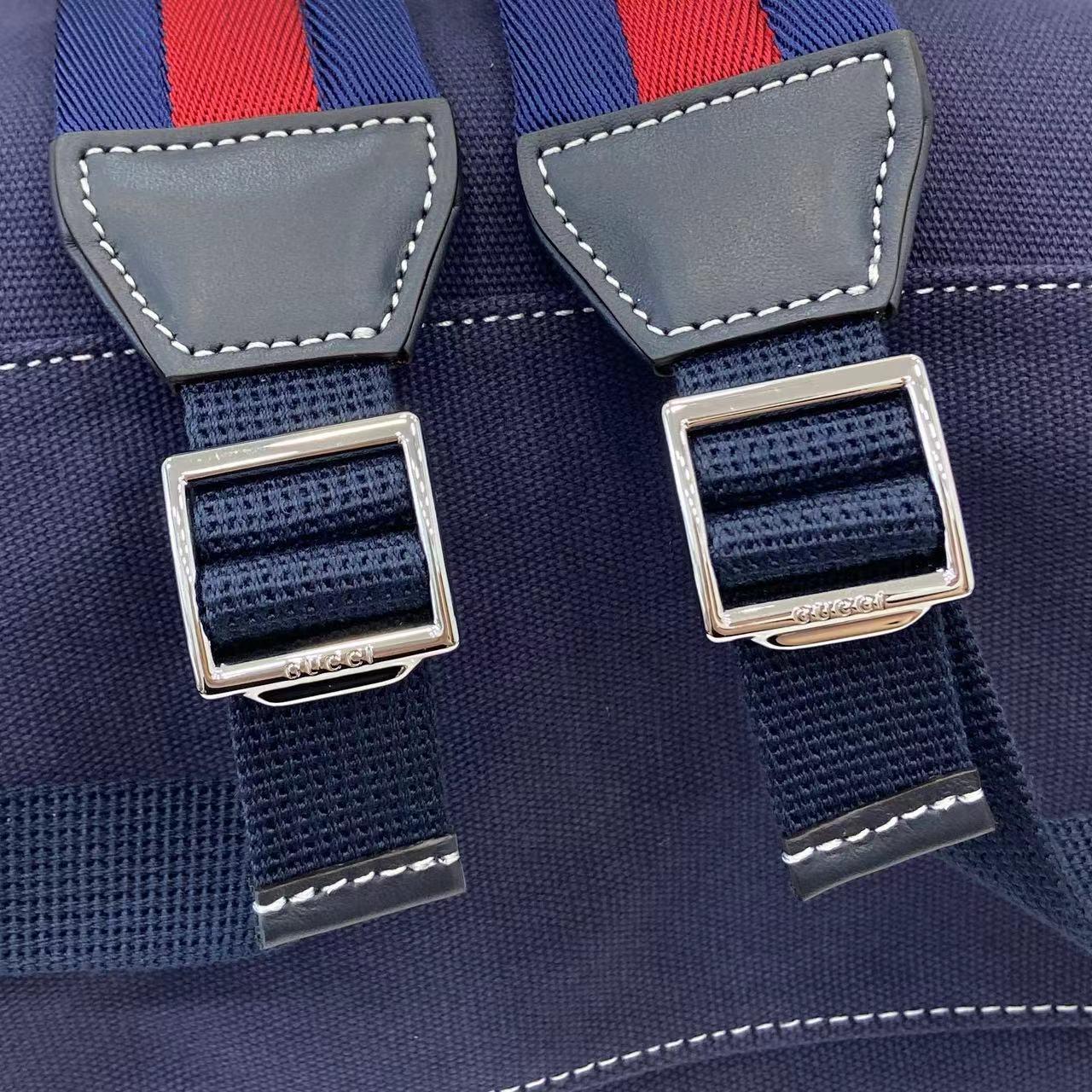 Gucci Printed Canvas Maxi Backpack - DopestKickz