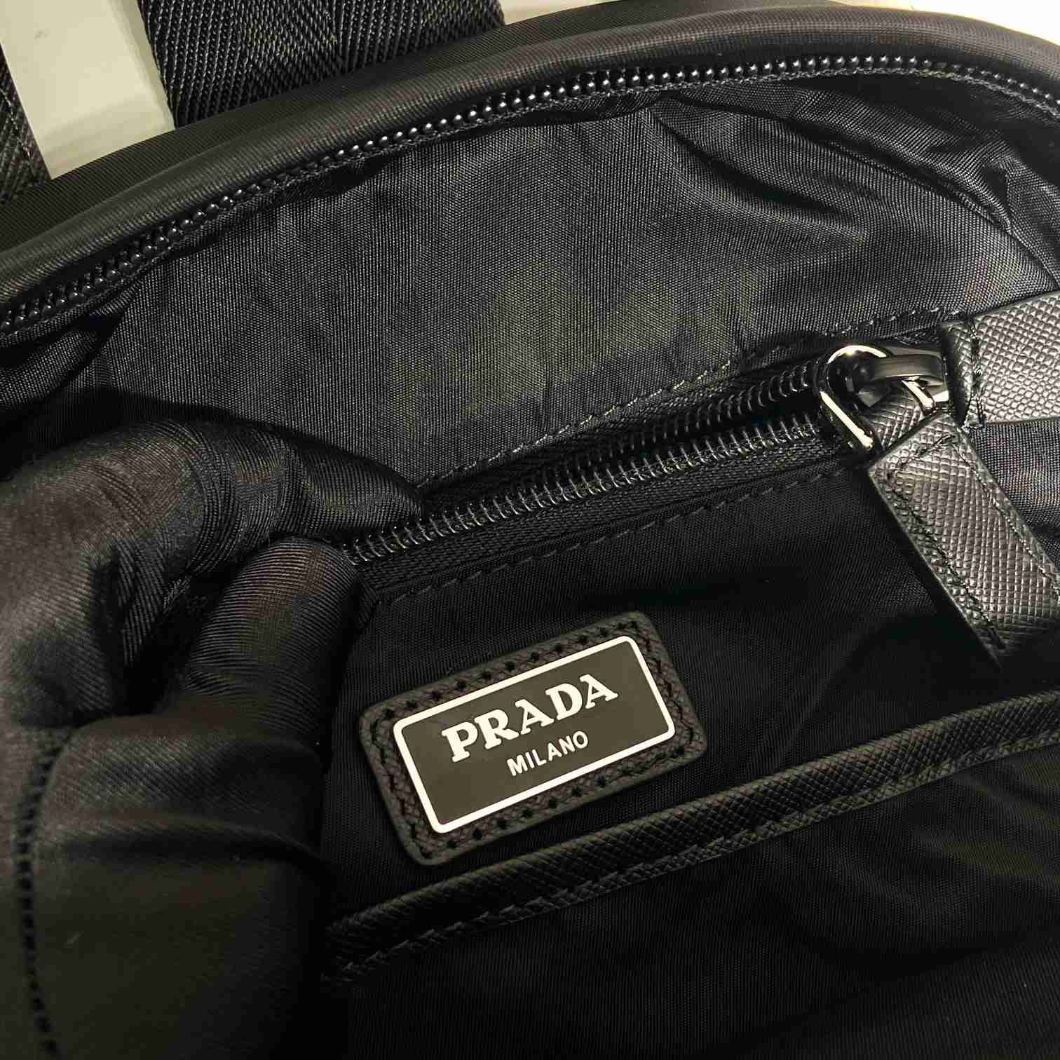 Prada Re-Nylon And Saffiano Leather Backpack   - DopestKickz