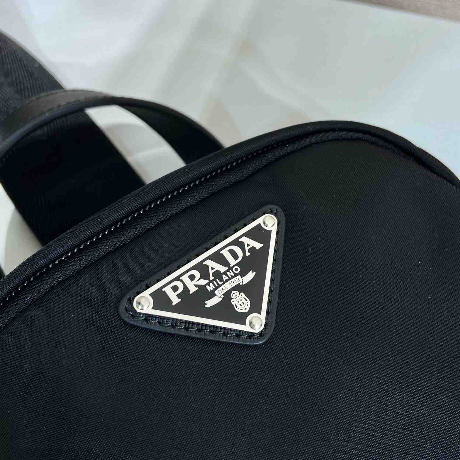 Prada Re-Nylon And Saffiano Leather Backpack   - DopestKickz
