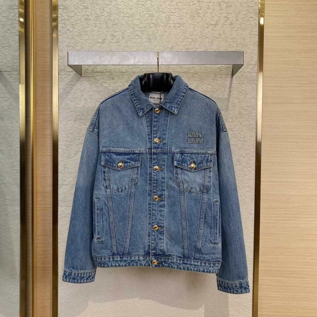Miu Miu Denim Jacket - DopestKickz