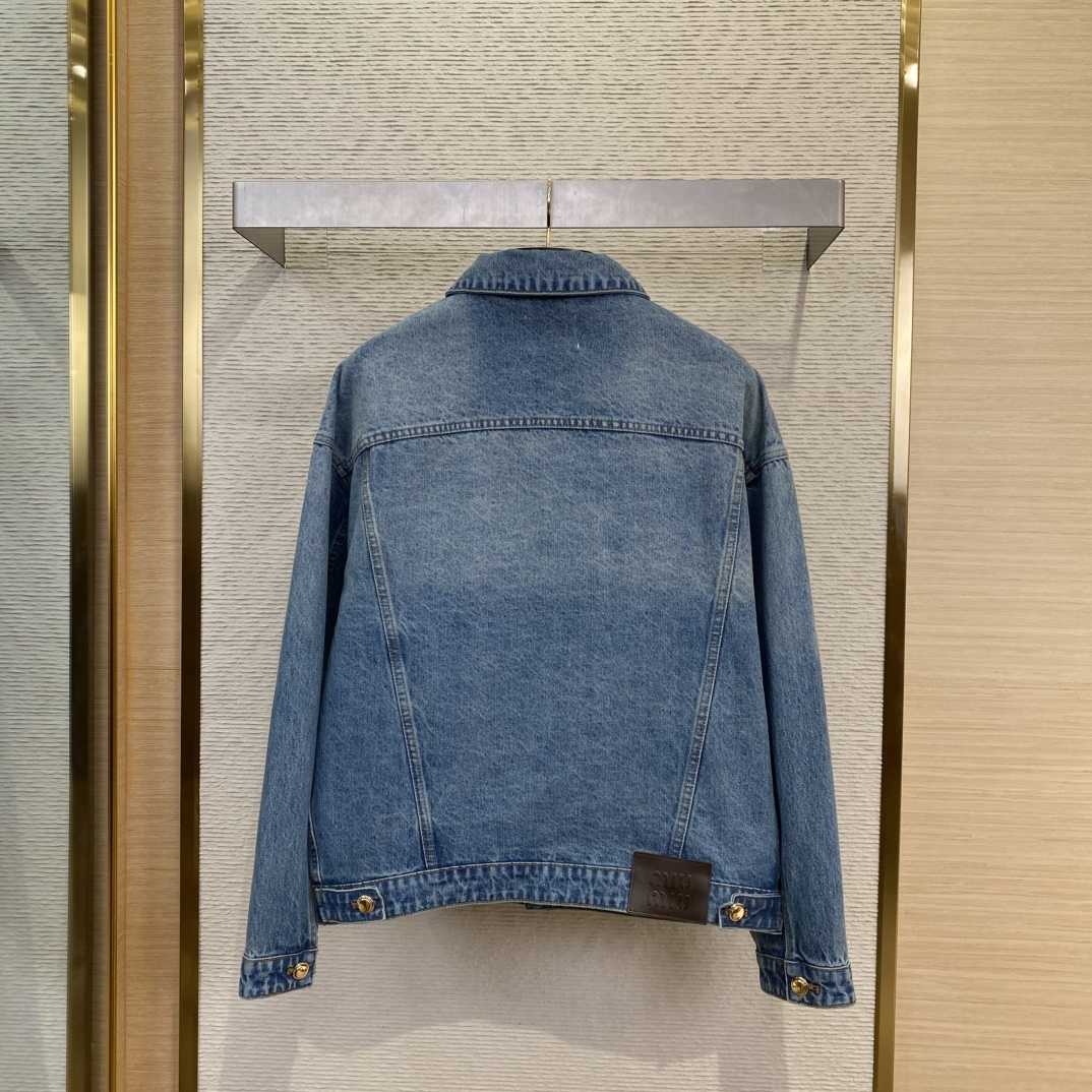 Miu Miu Denim Jacket - DopestKickz