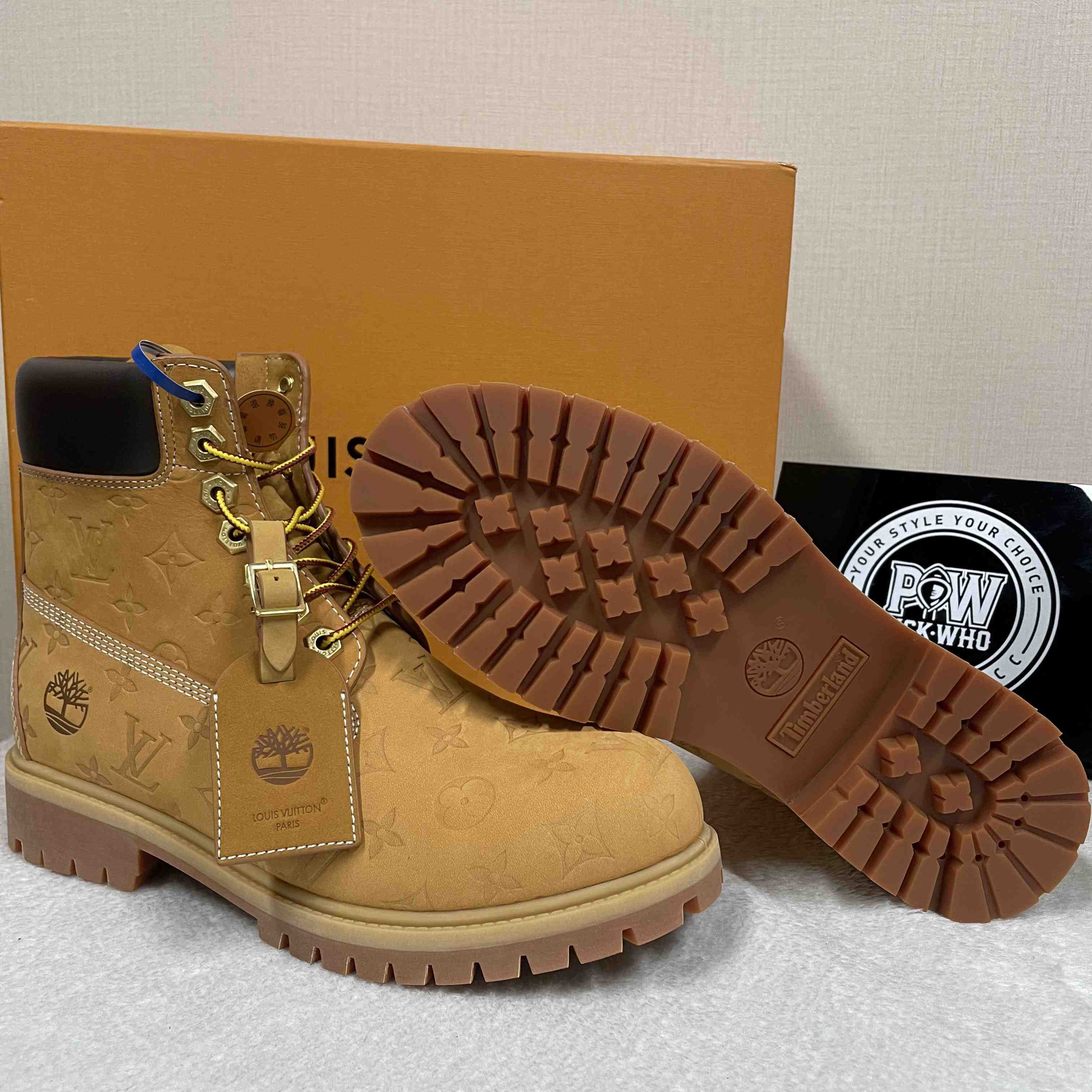 Louis Vuitton Timberland  Ankle Boot - DopestKickz