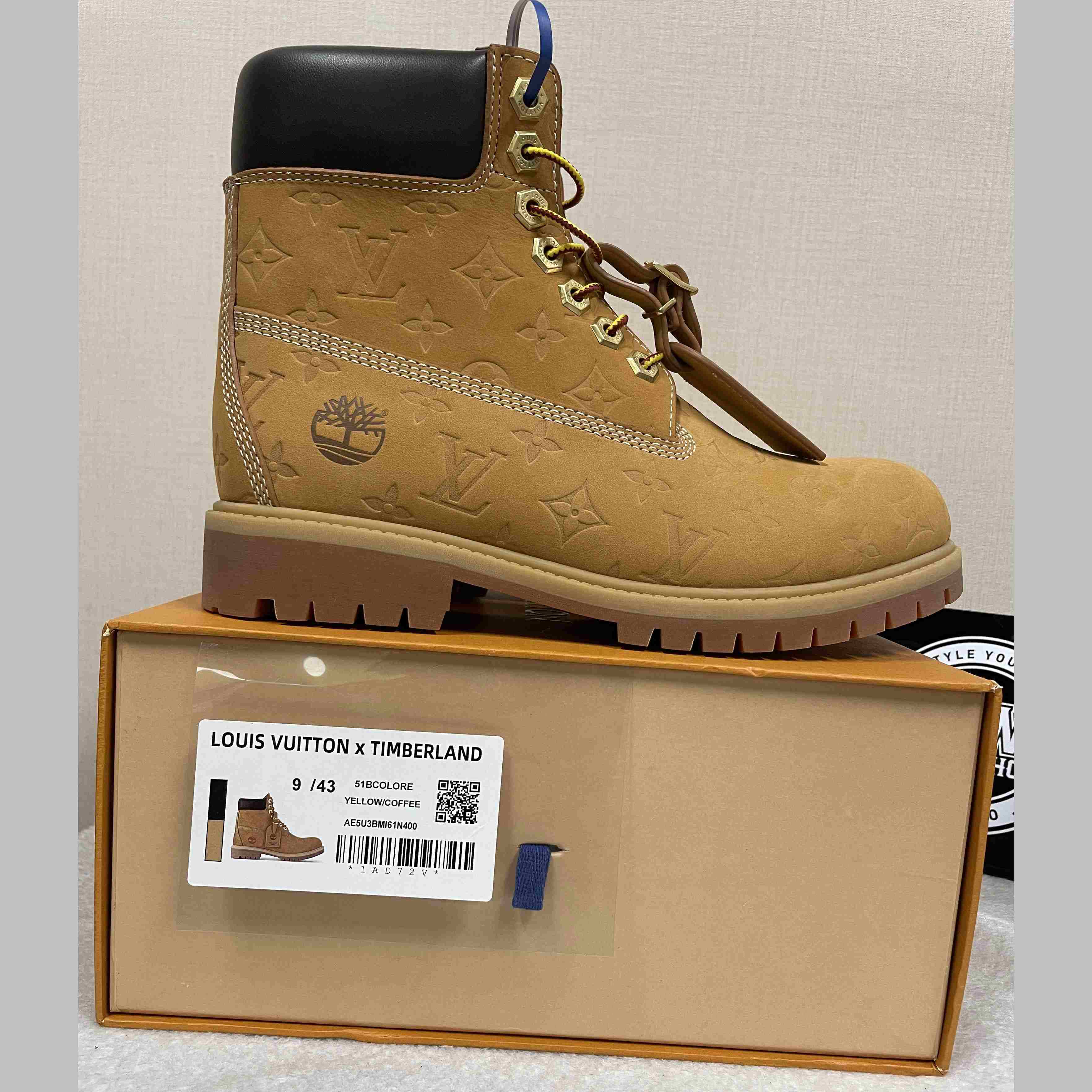 Louis Vuitton Timberland  Ankle Boot - DopestKickz