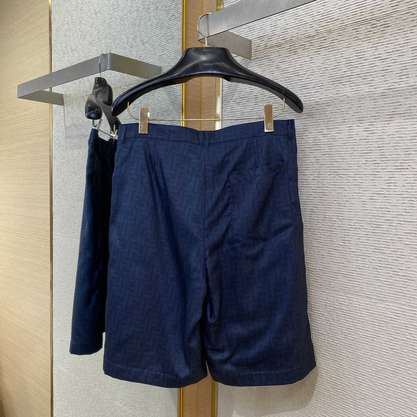 Fendi Allover Logo Printed Shorts - DopestKickz