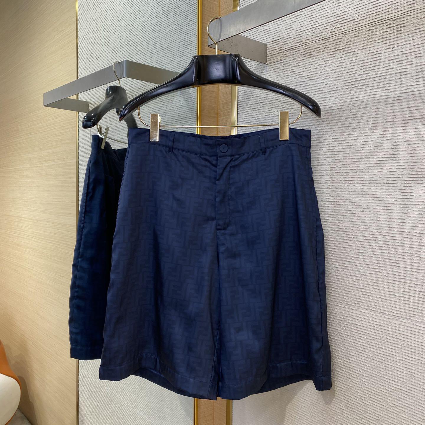 Fendi Allover Logo Printed Shorts - DopestKickz