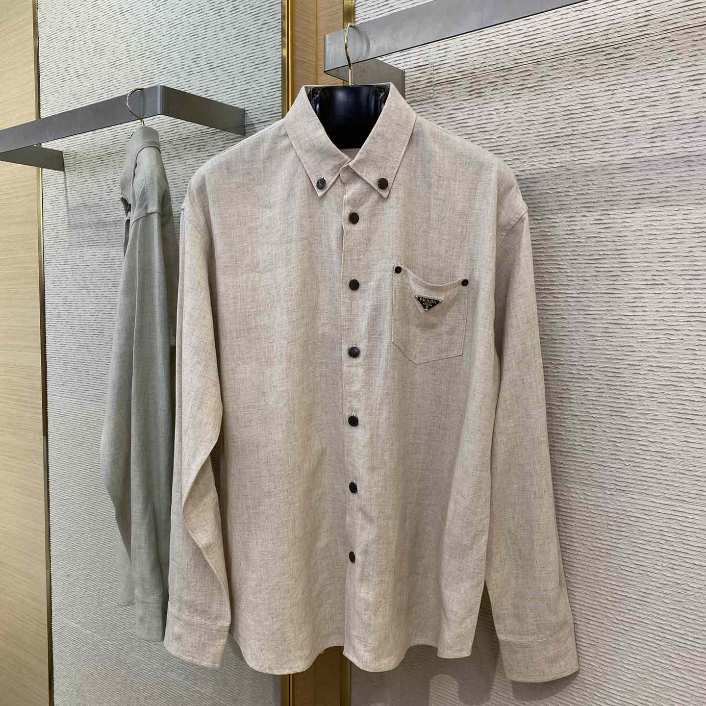 Prada Chambray Shirt - DopestKickz