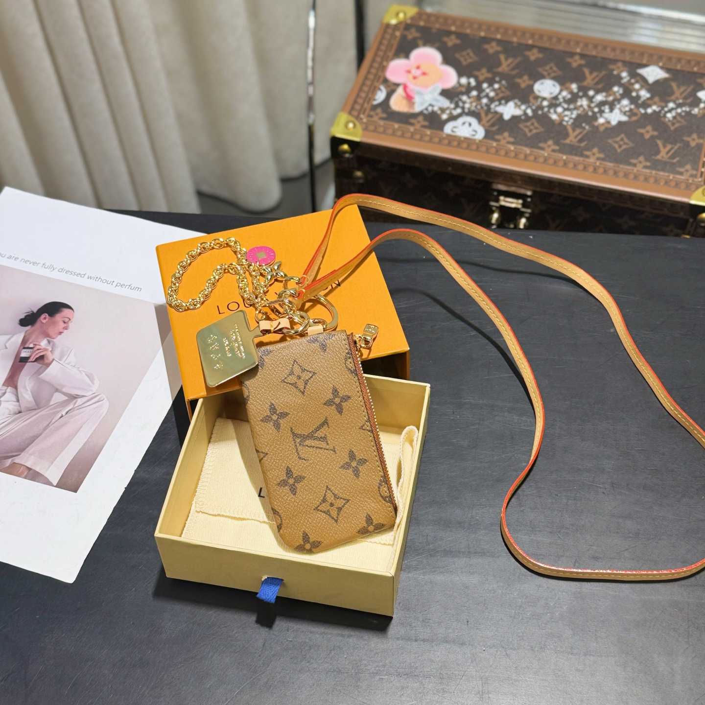 Louis Vuitton Monogram Phone Holder   - DopestKickz