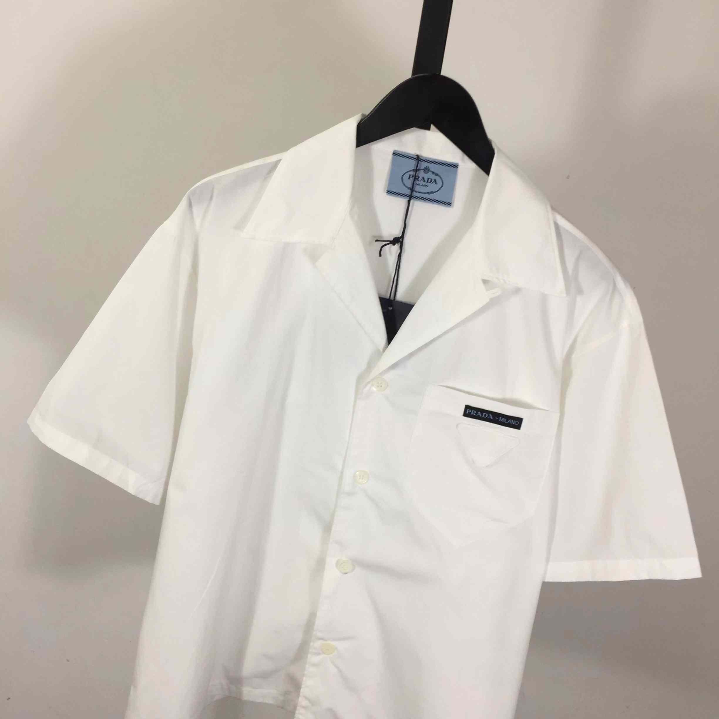 Prada Panelled Bowling-style Shirt - DopestKickz