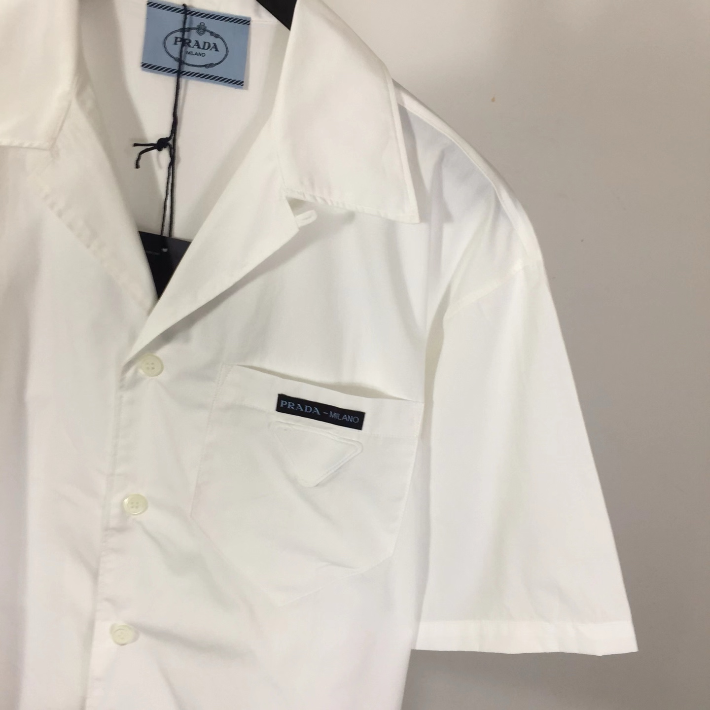 Prada Panelled Bowling-style Shirt - DopestKickz