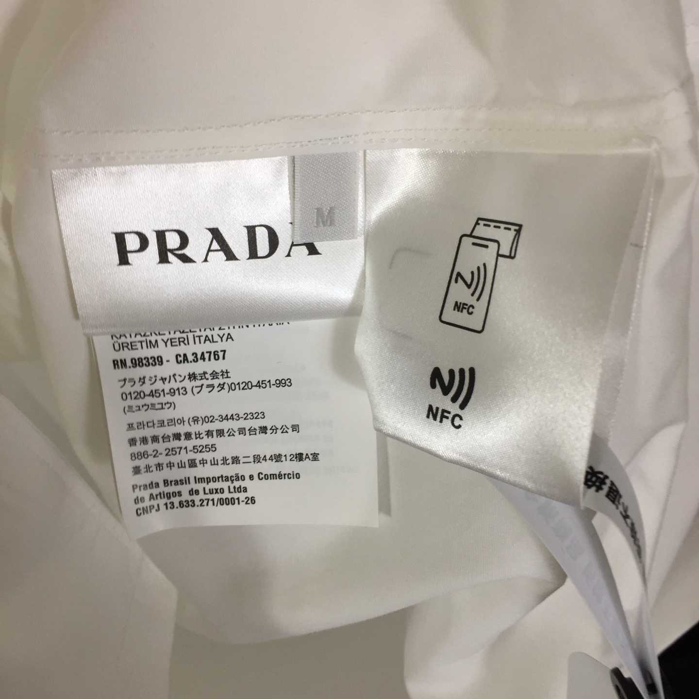 Prada Panelled Bowling-style Shirt - DopestKickz
