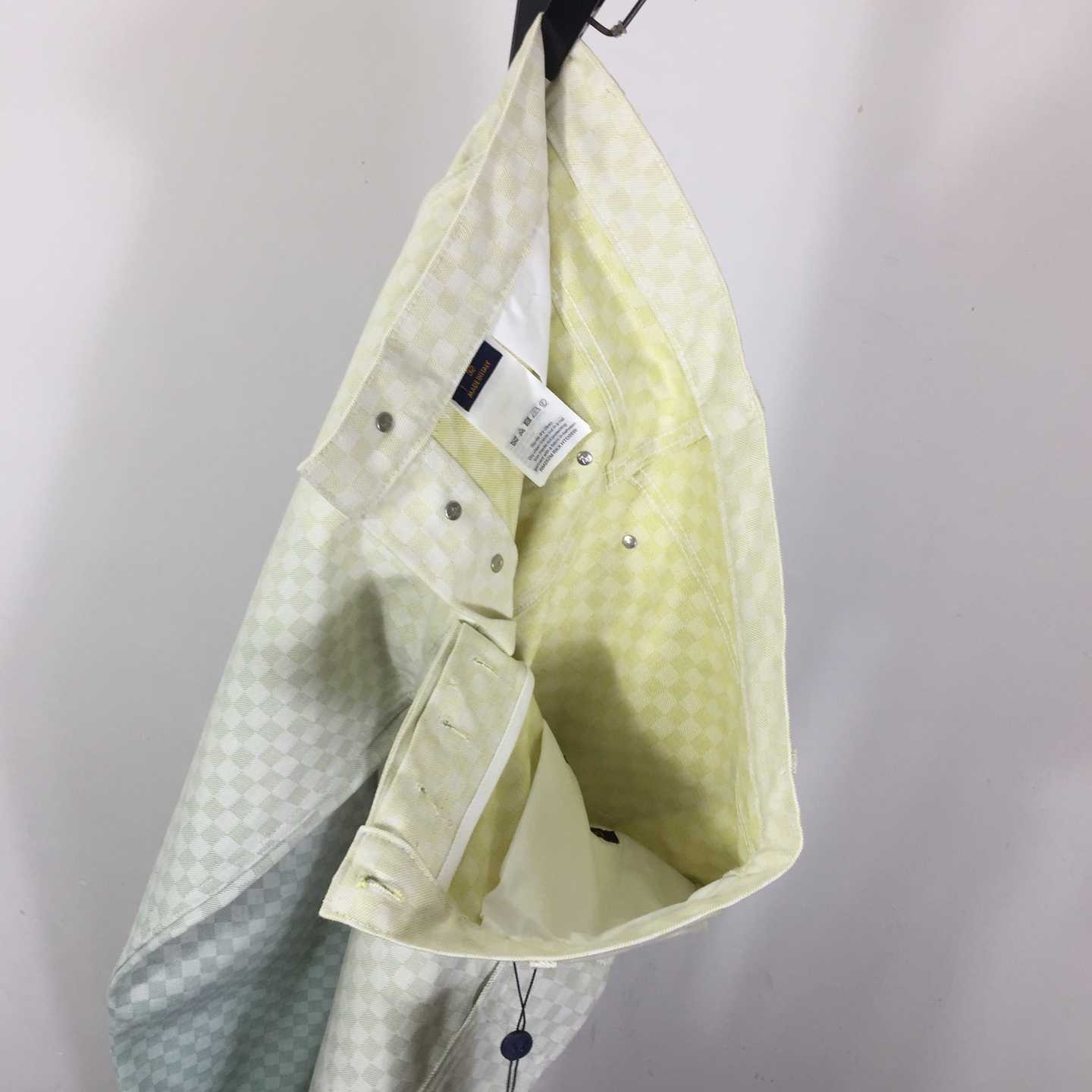 Louis Vuitton Damier Gradient Jacquard Denim Cargo Pants   1AGTHJ - DopestKickz