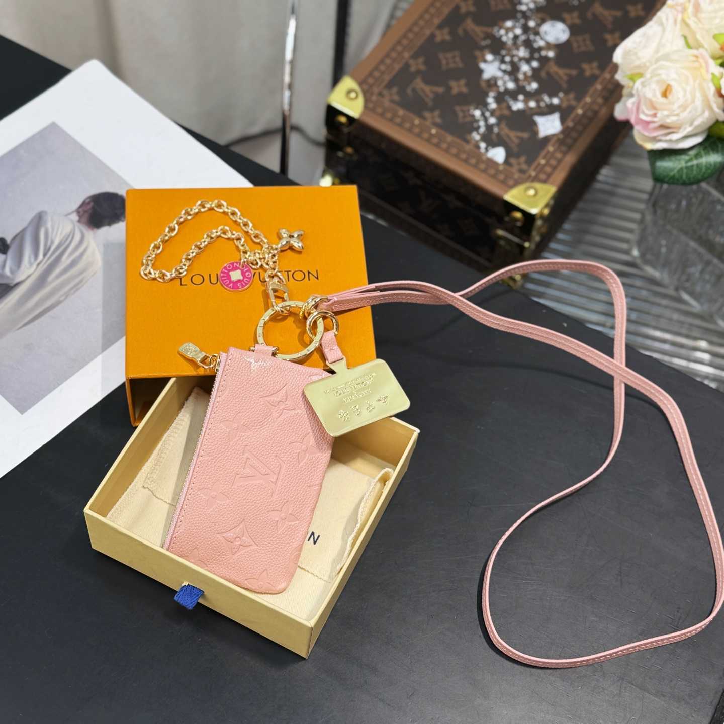 Louis Vuitton Monogram Phone Holder   - DopestKickz