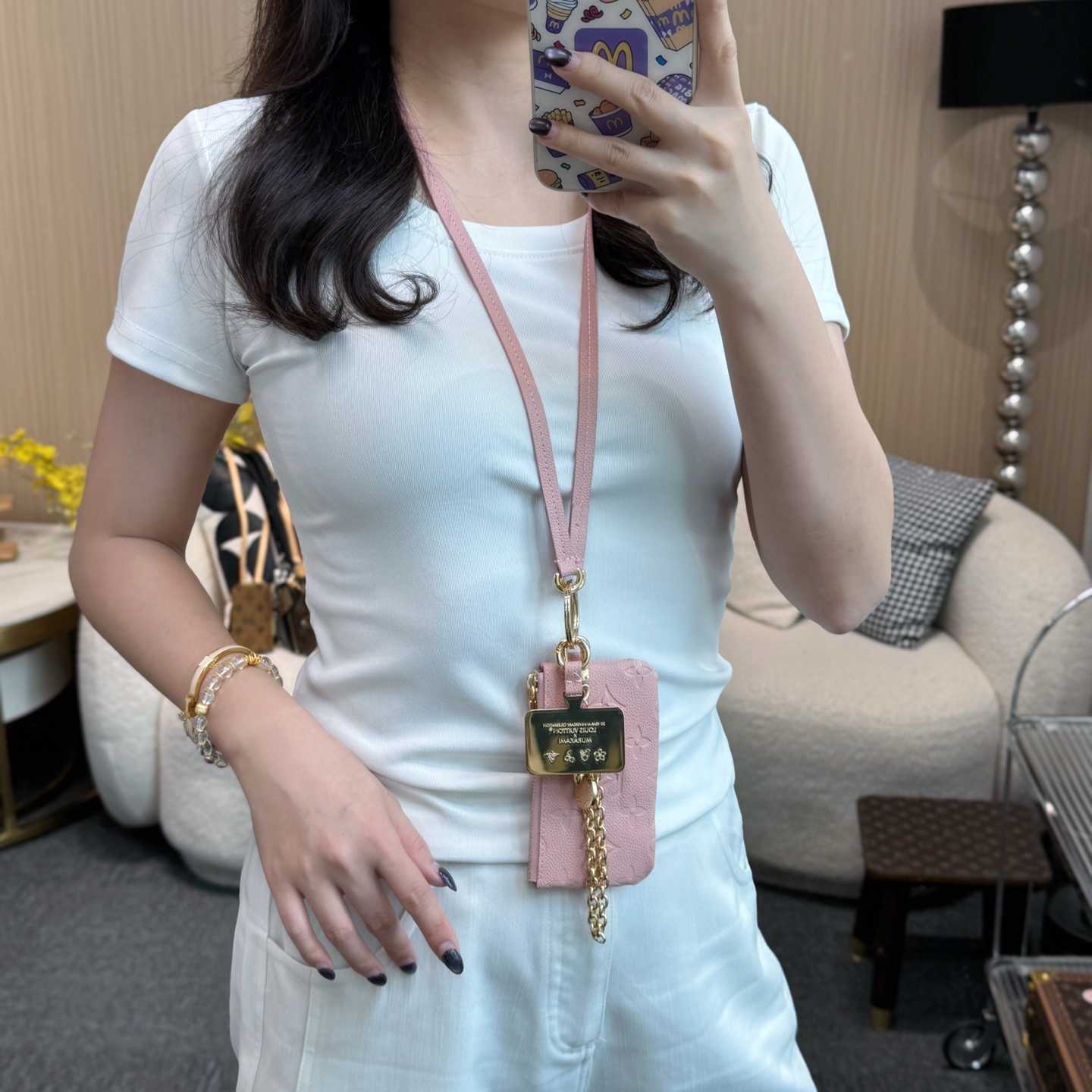 Louis Vuitton Monogram Phone Holder   - DopestKickz