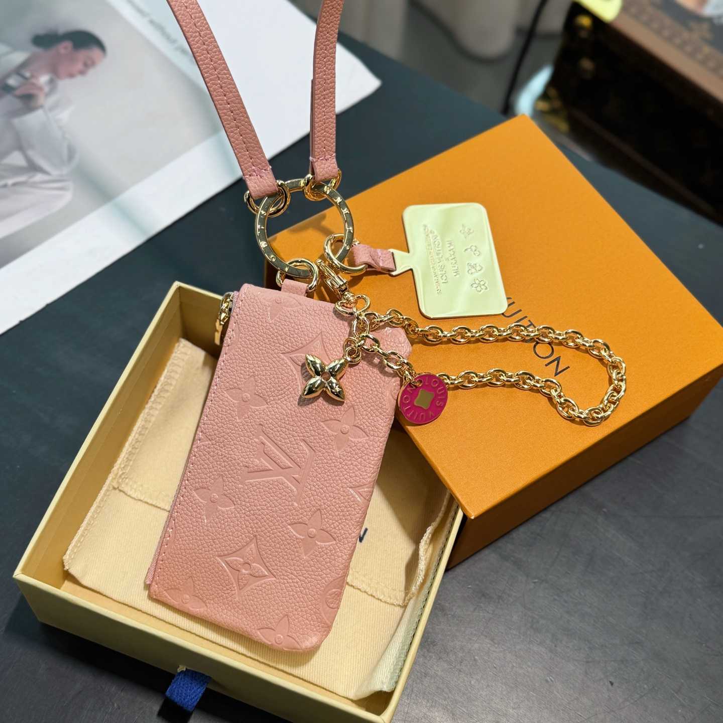 Louis Vuitton Monogram Phone Holder   - DopestKickz