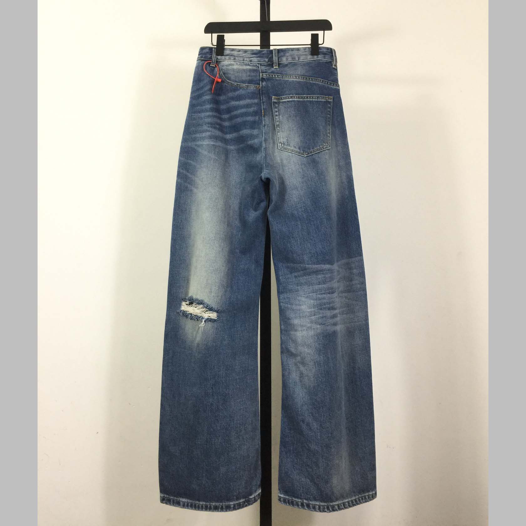 MM6 Maison Margiela Twist Wide Leg Jeans - DopestKickz