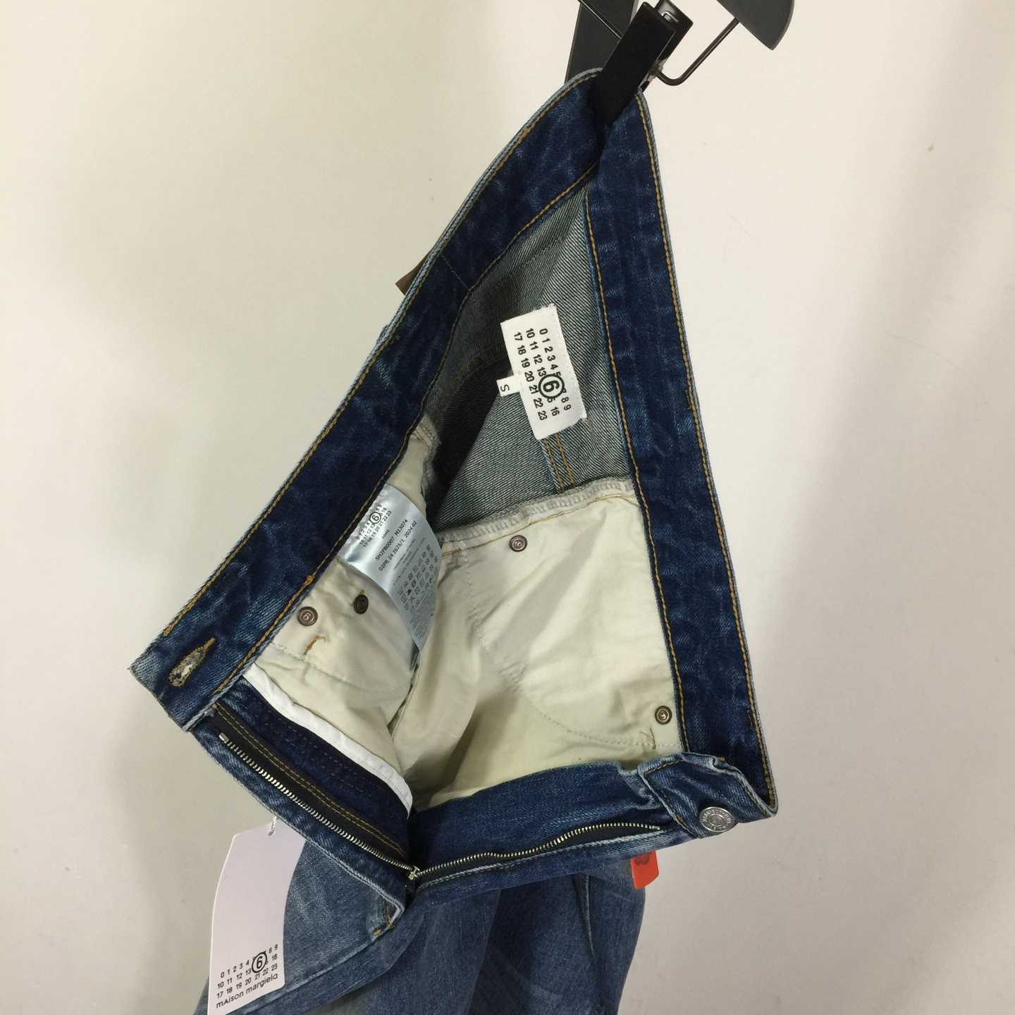 MM6 Maison Margiela Twist Wide Leg Jeans - DopestKickz