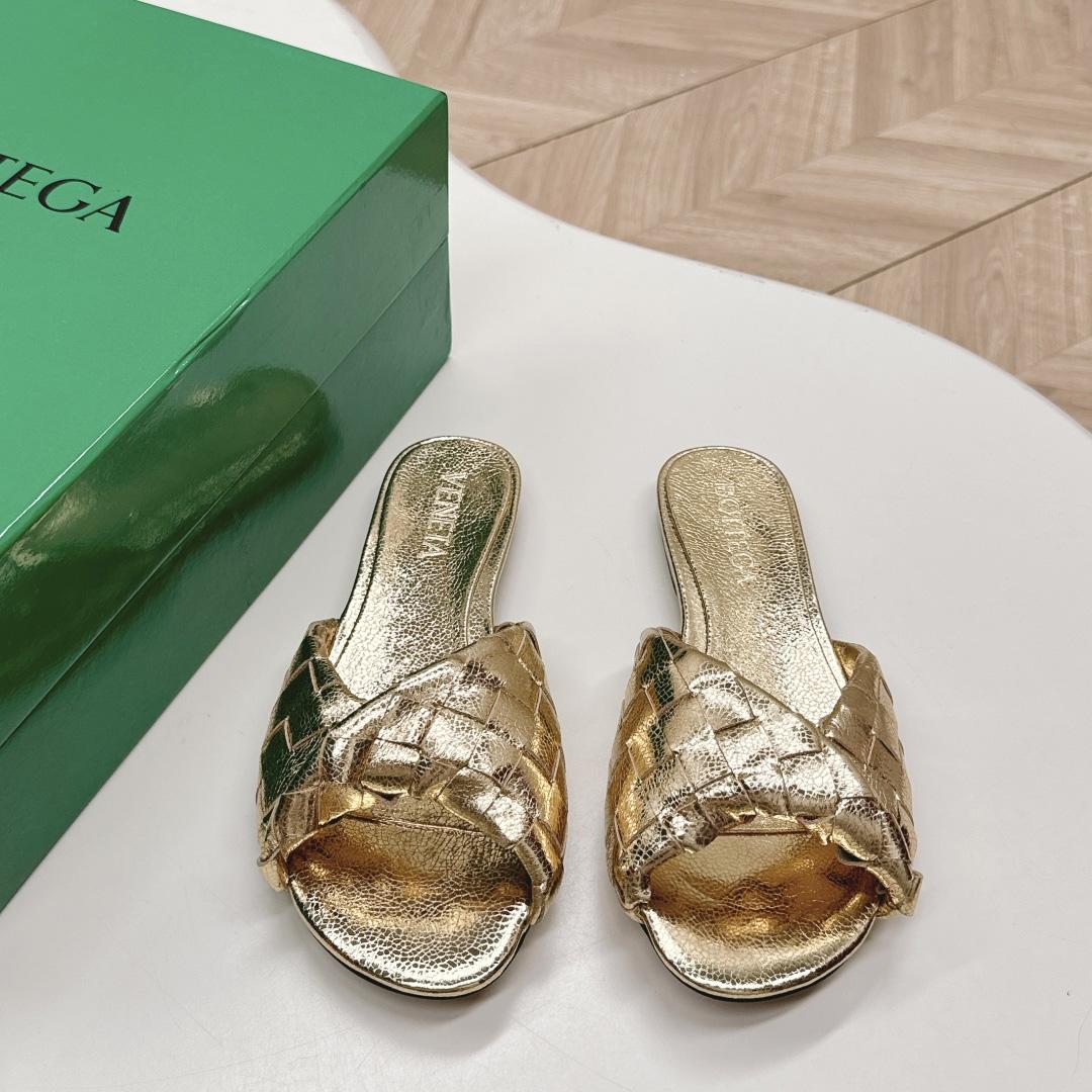 Bottega Veneta Blink Flat Mule - DopestKickz