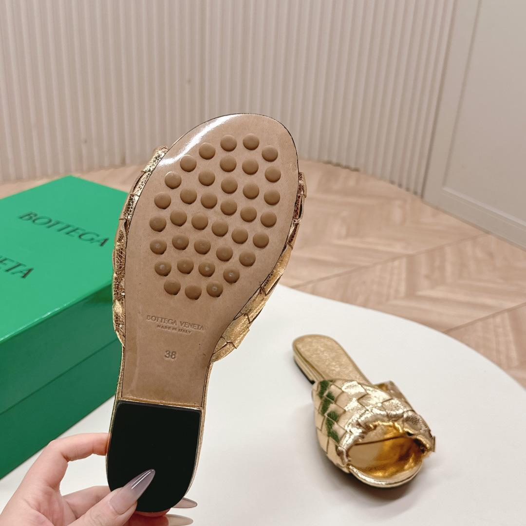 Bottega Veneta Blink Flat Mule - DopestKickz