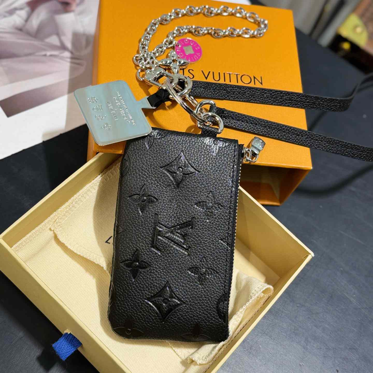 Louis Vuitton Monogram Phone Holder   - DopestKickz