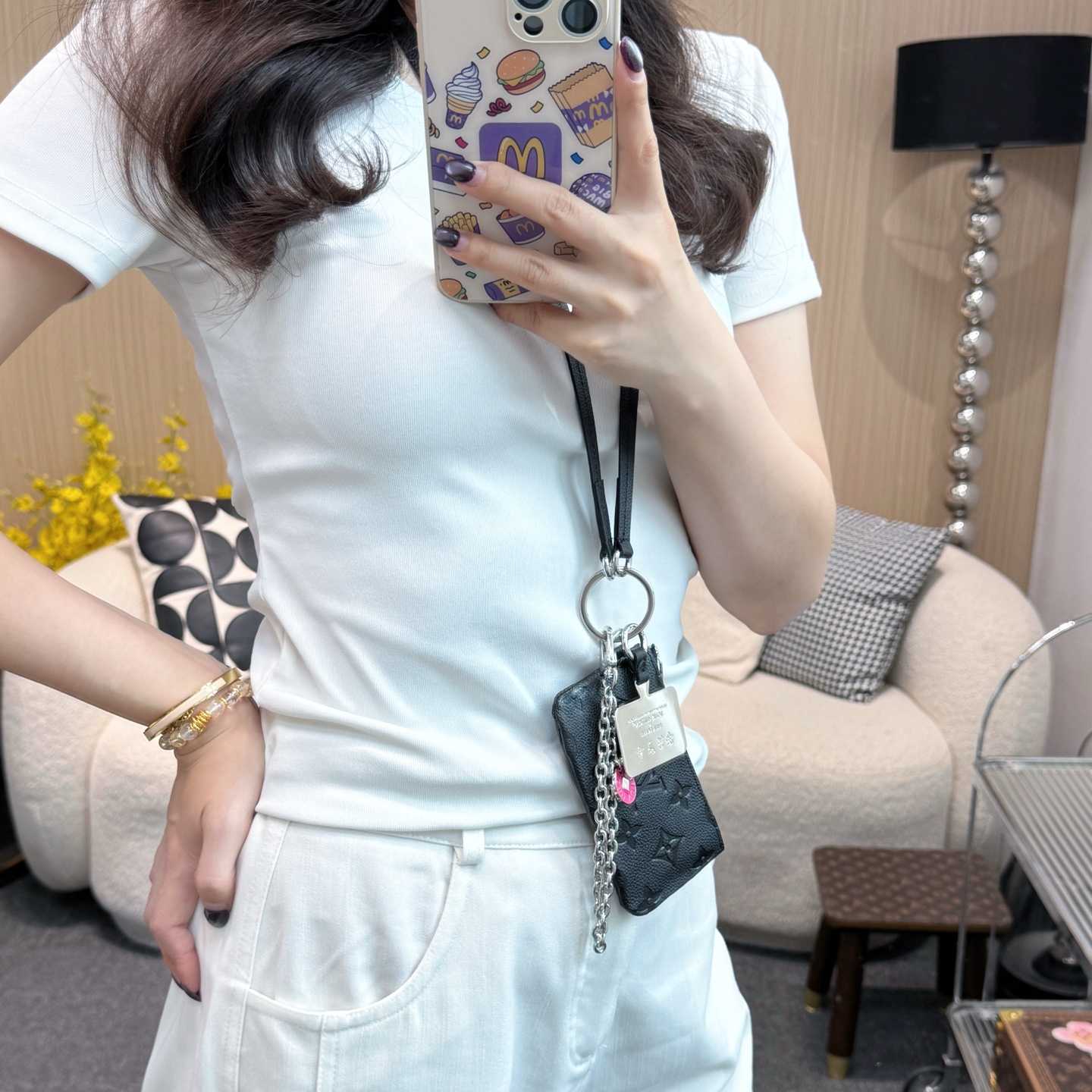 Louis Vuitton Monogram Phone Holder   - DopestKickz