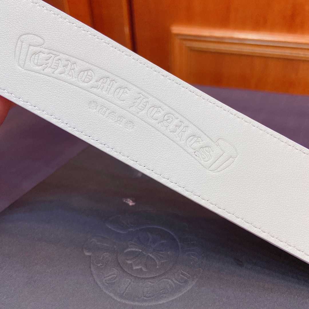 Chrome Hearts Leather Belt   - DopestKickz