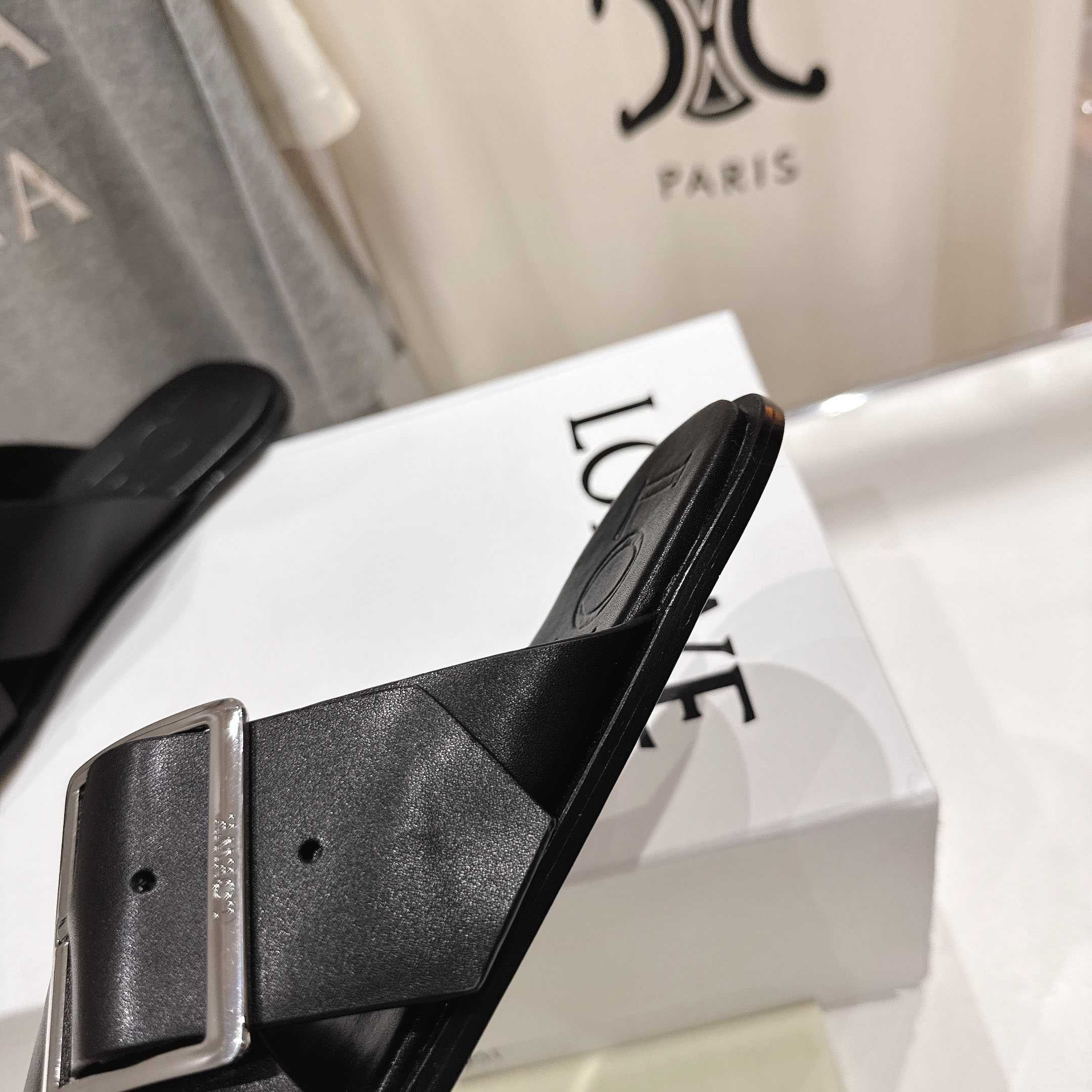 Loewe Petal Belt Flat Sandal In Vegetable-tanned Calfskin - DopestKickz