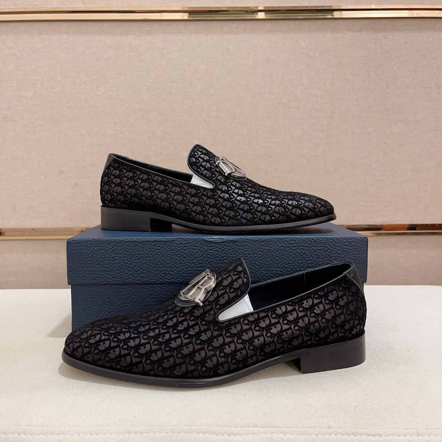 Dior Oblique Loafers  - DopestKickz